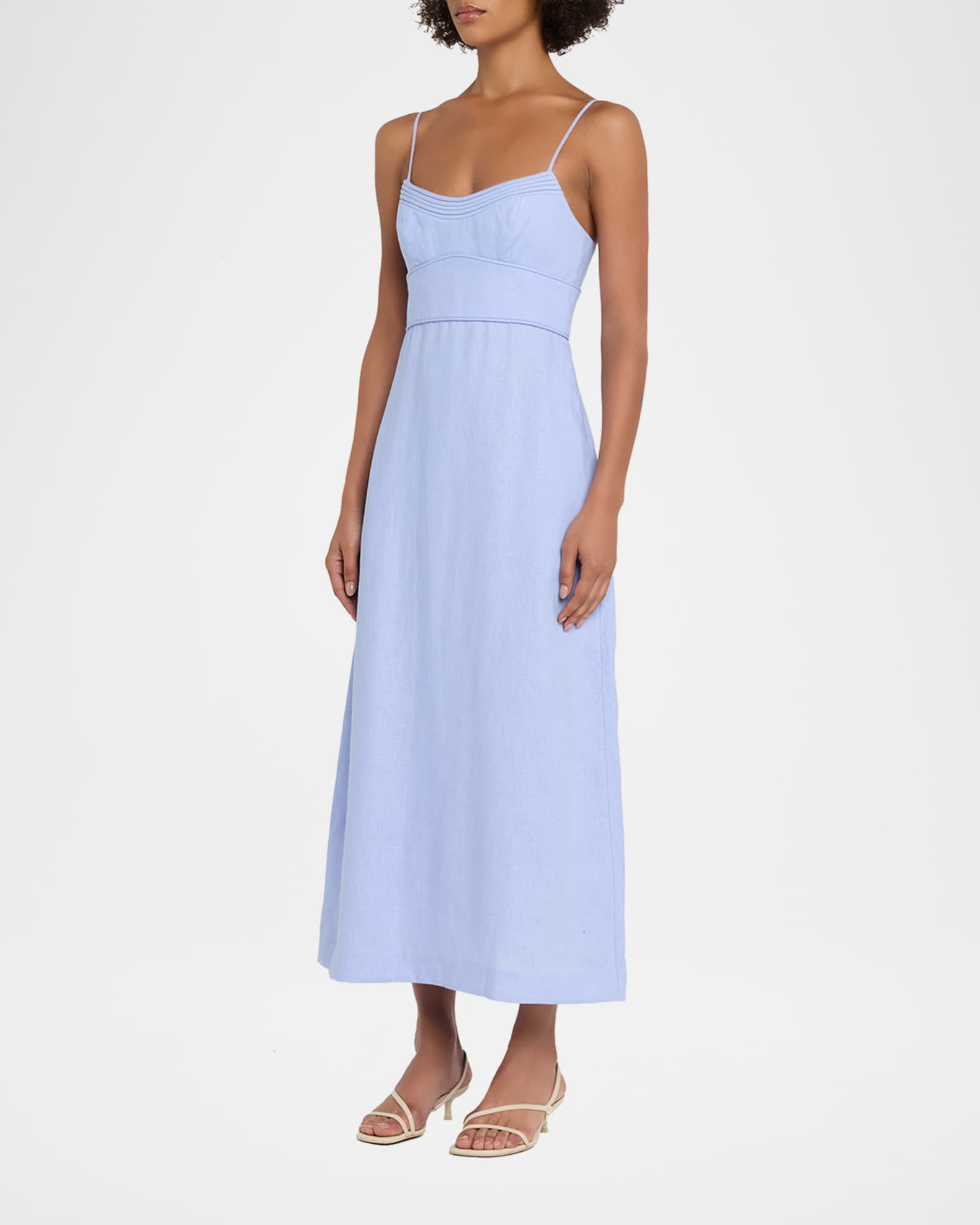 knee length dresses for ladies Lura Mesh Midi Dress main image 0