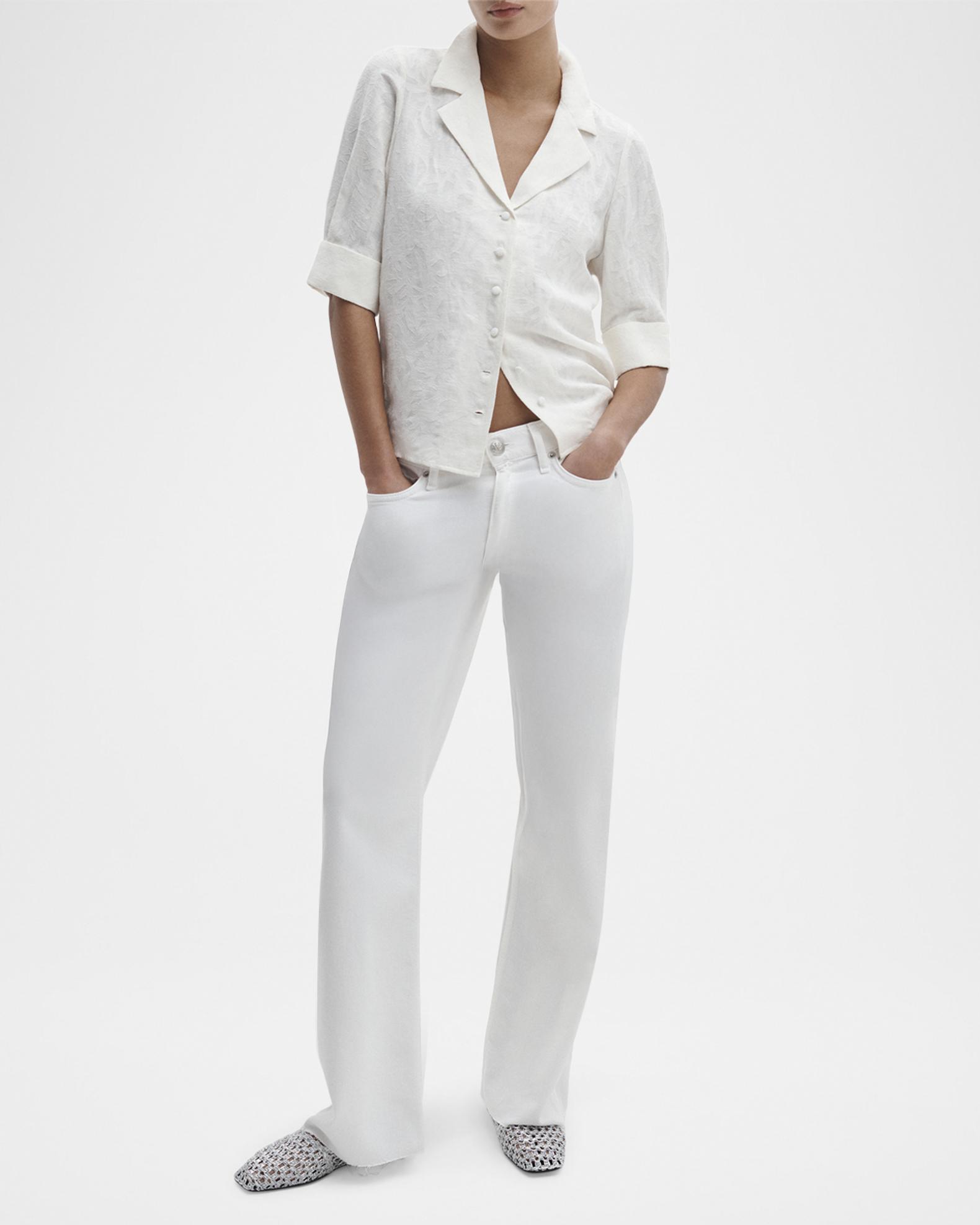 rag & bone Carmella Puff-Sleeve Blouse | Neiman Marcus