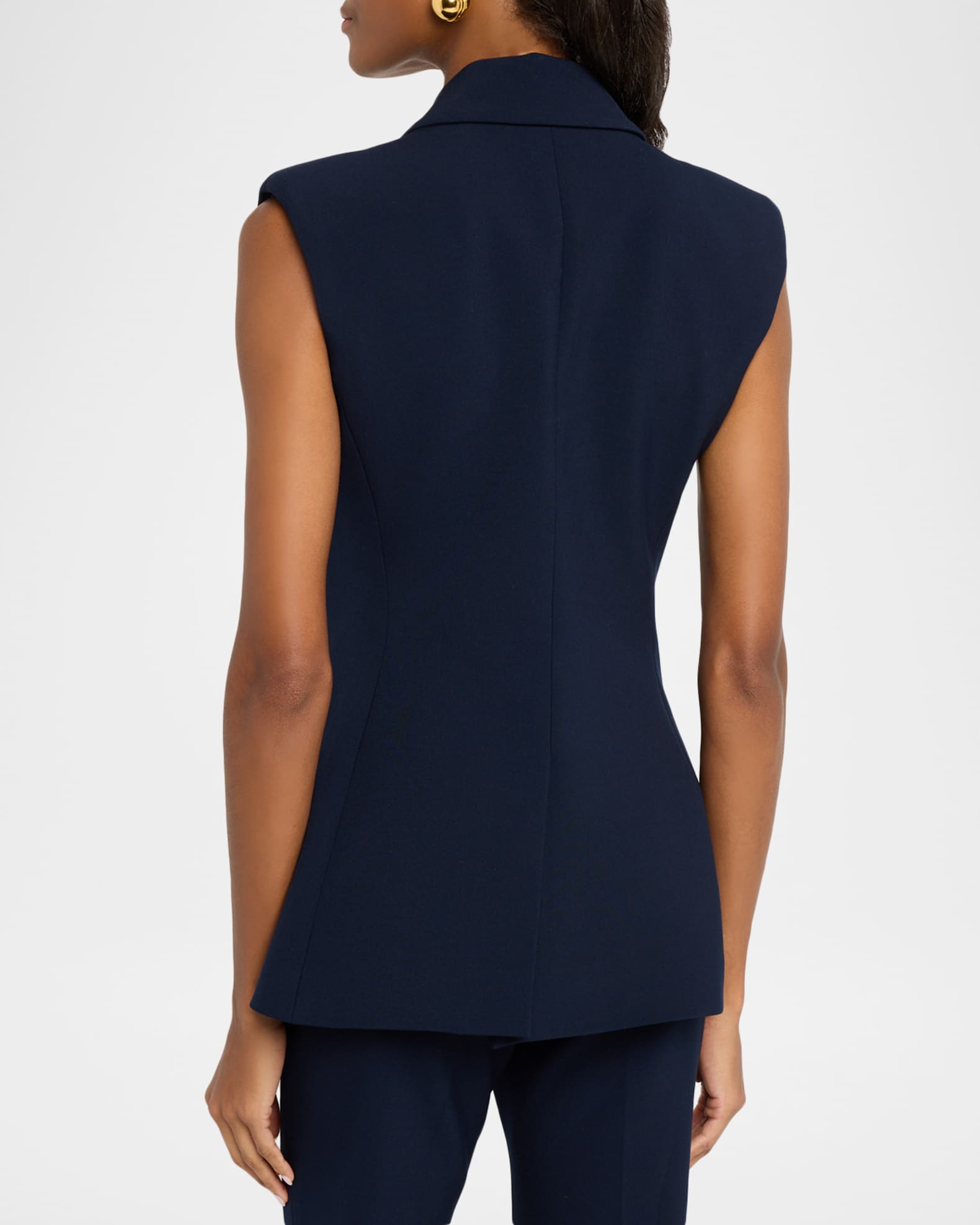 Veronica Beard Ciel Tailored Vest | Neiman Marcus