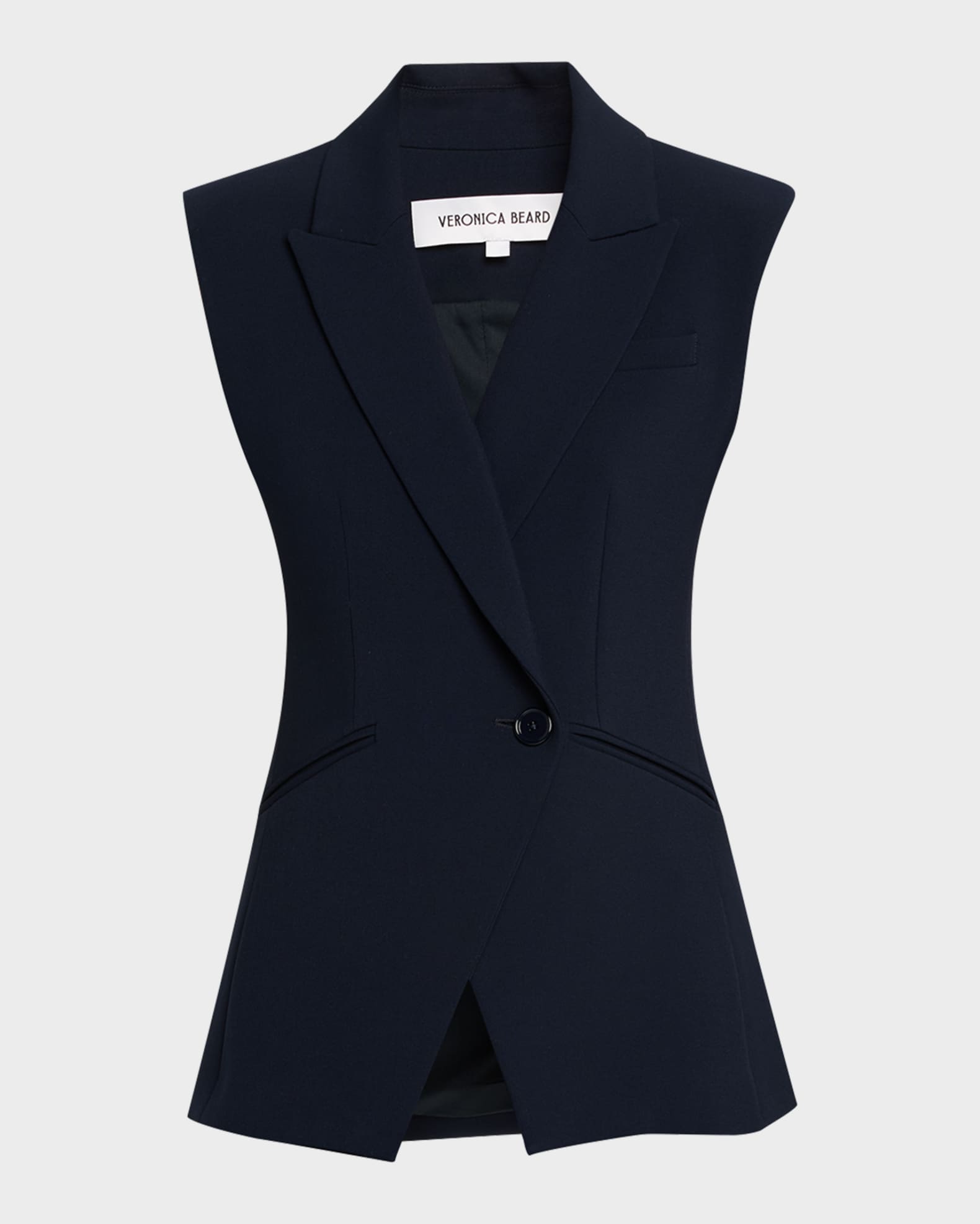 Veronica Beard Ciel Tailored Vest | Neiman Marcus