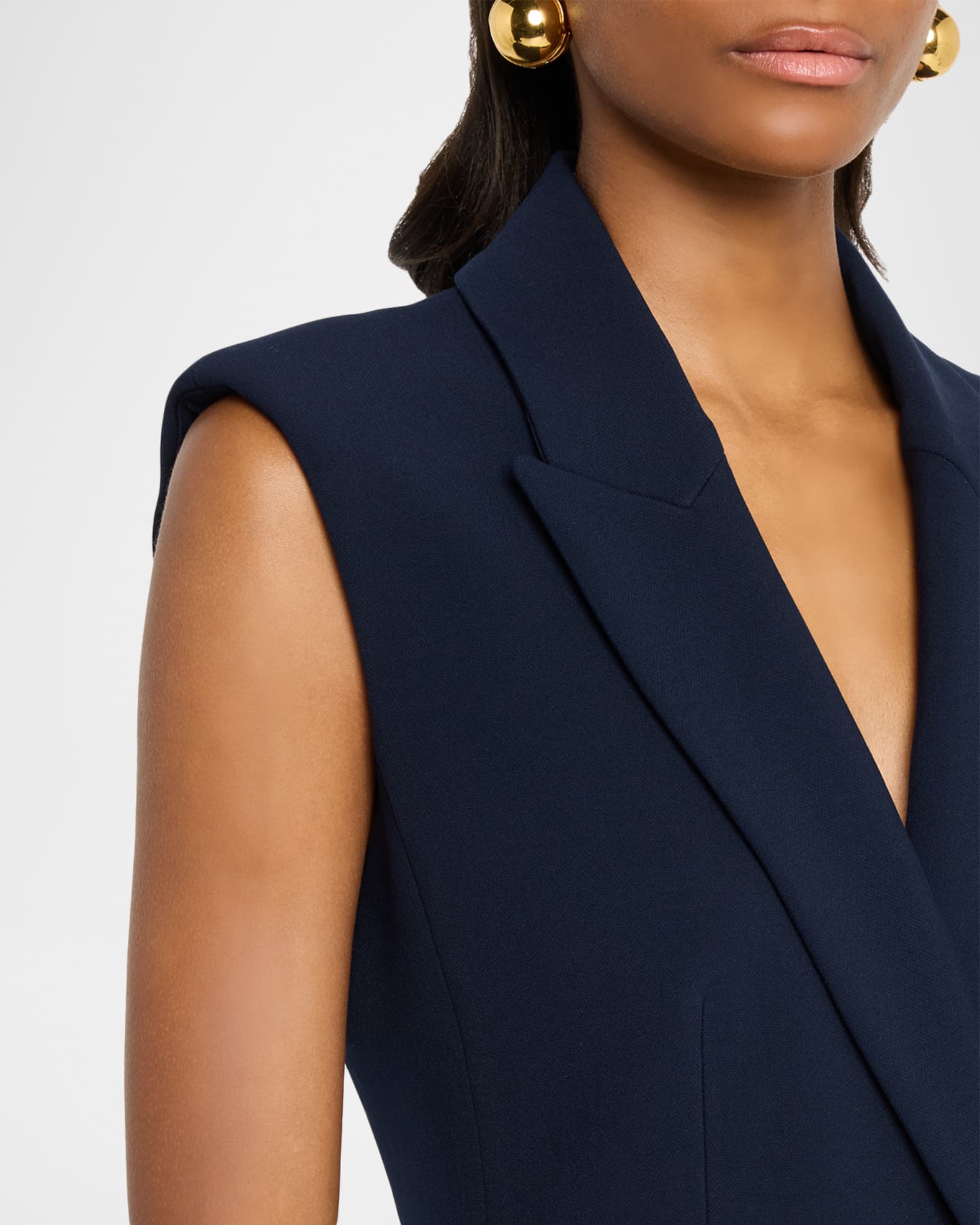 Veronica Beard Ciel Tailored Vest | Neiman Marcus