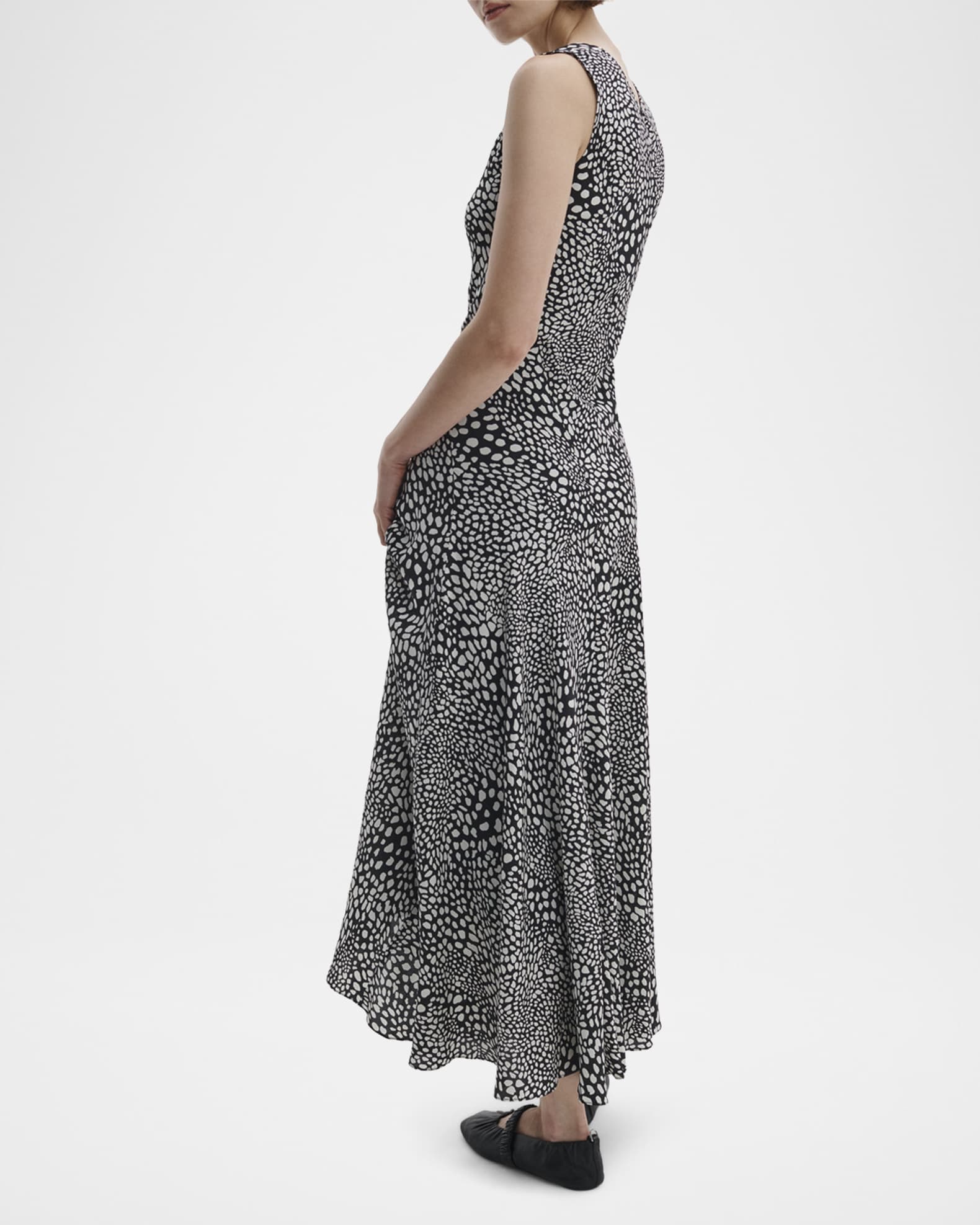 maxi maternity dresses Gray Silk Maternity Maxi Dress main image 0
