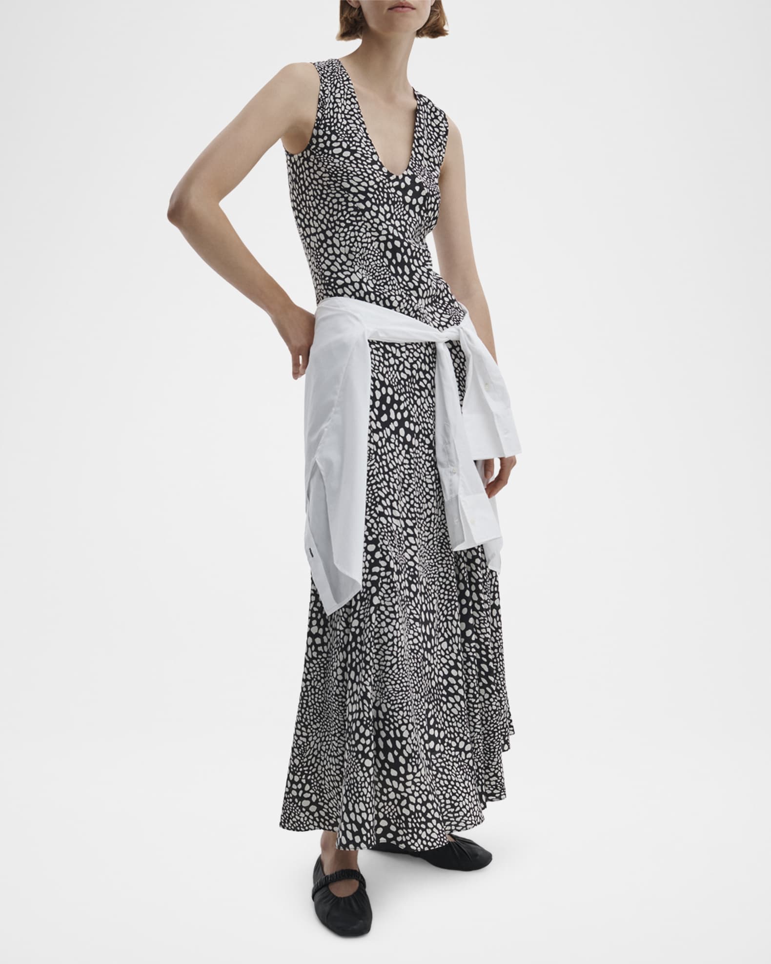 chinese dress ladies Rag & Bone Leah Netted Polo Maxi Dress