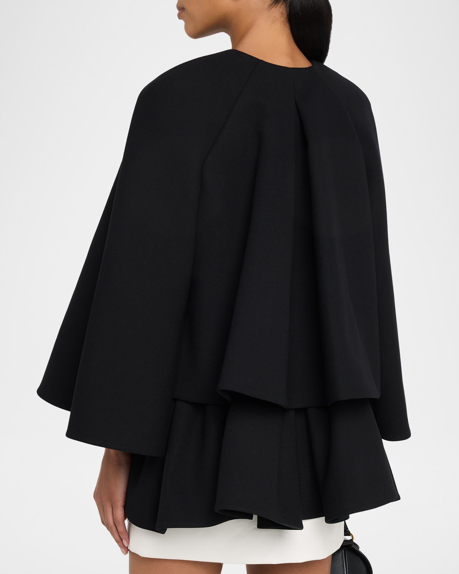 Dice Kayek Layered Cape Jacket | Neiman Marcus