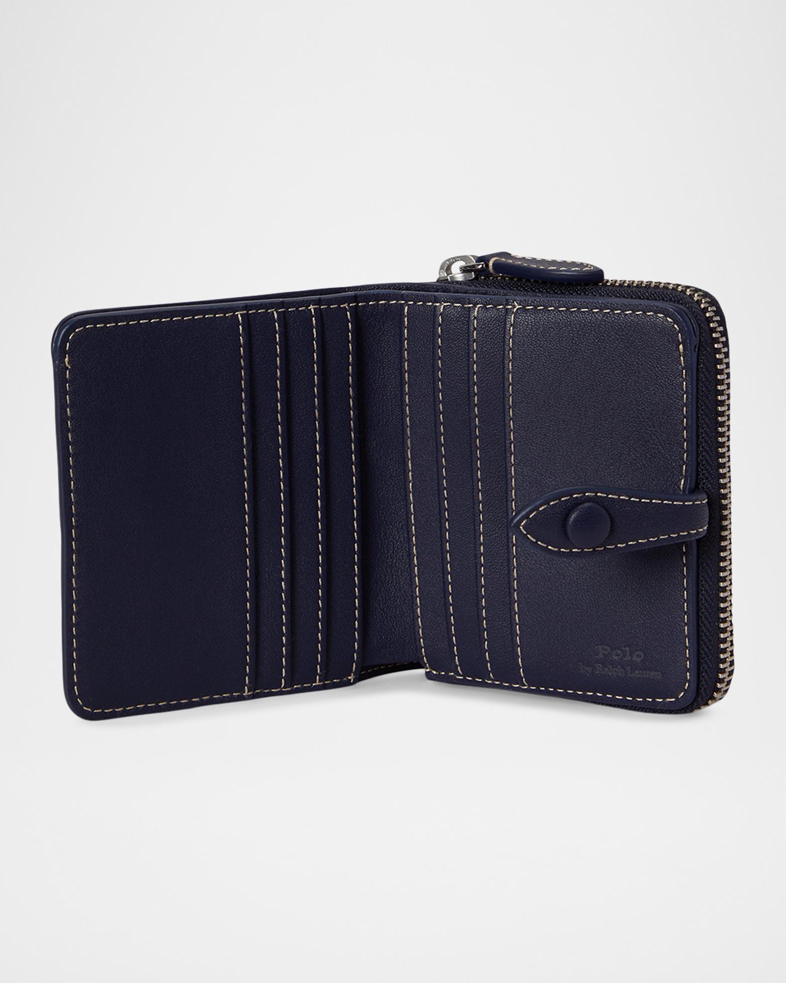 Polo Ralph Lauren Polo Bear Leather Wallet | Neiman Marcus