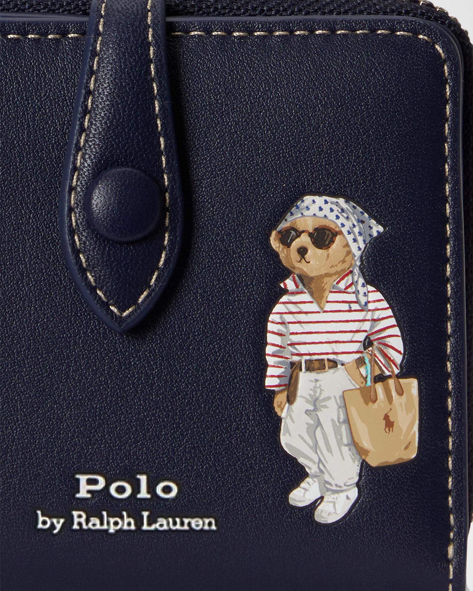 ケーキ【極美品】Polo レザーチェーンウォレット&バッグ/ネイビー Polo Ralph Lauren Polo Bear Leather Wallet | Neiman Marcus