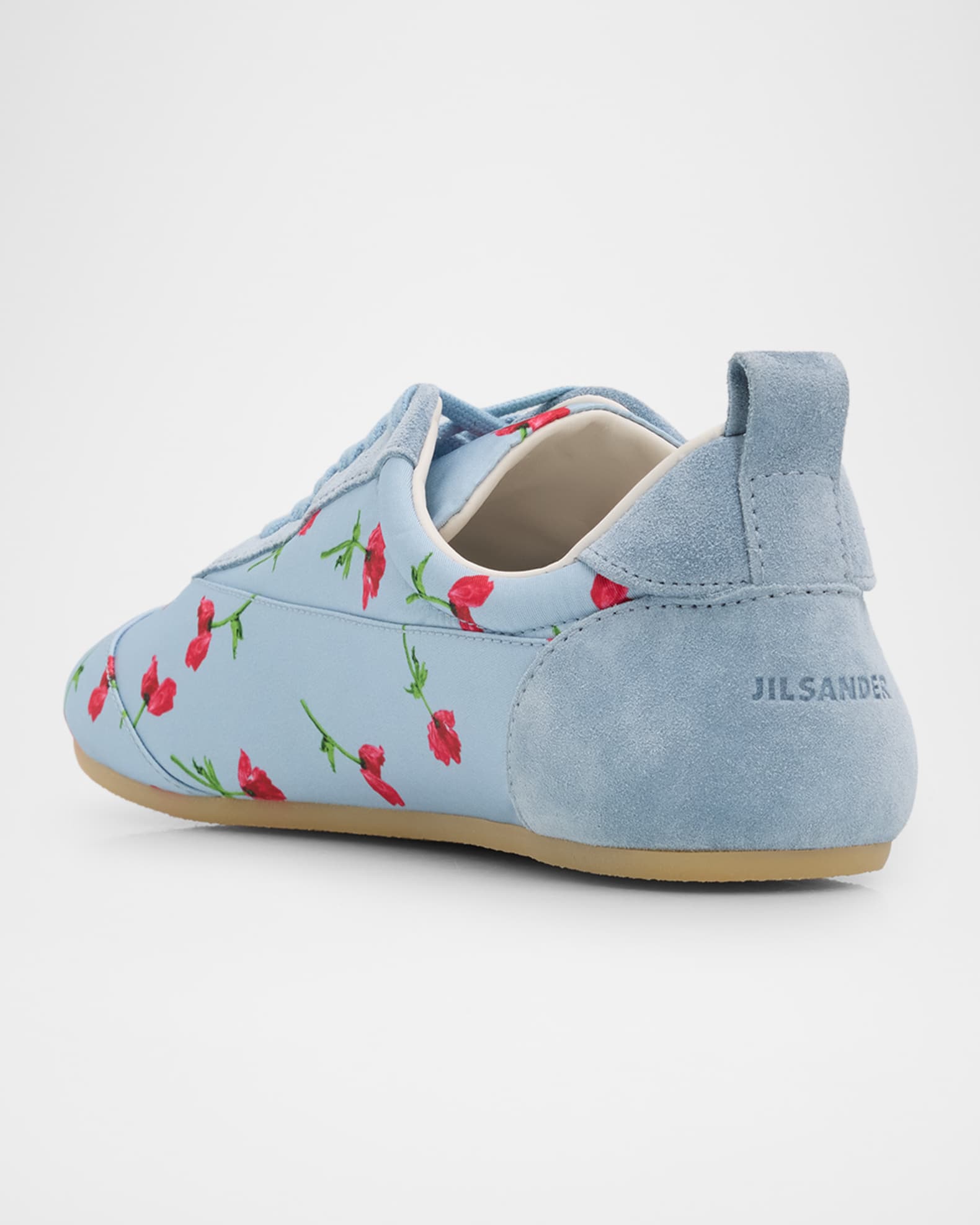 Jil Sander Etage Floral-Printed Low-Top Sneakers | Neiman Marcus