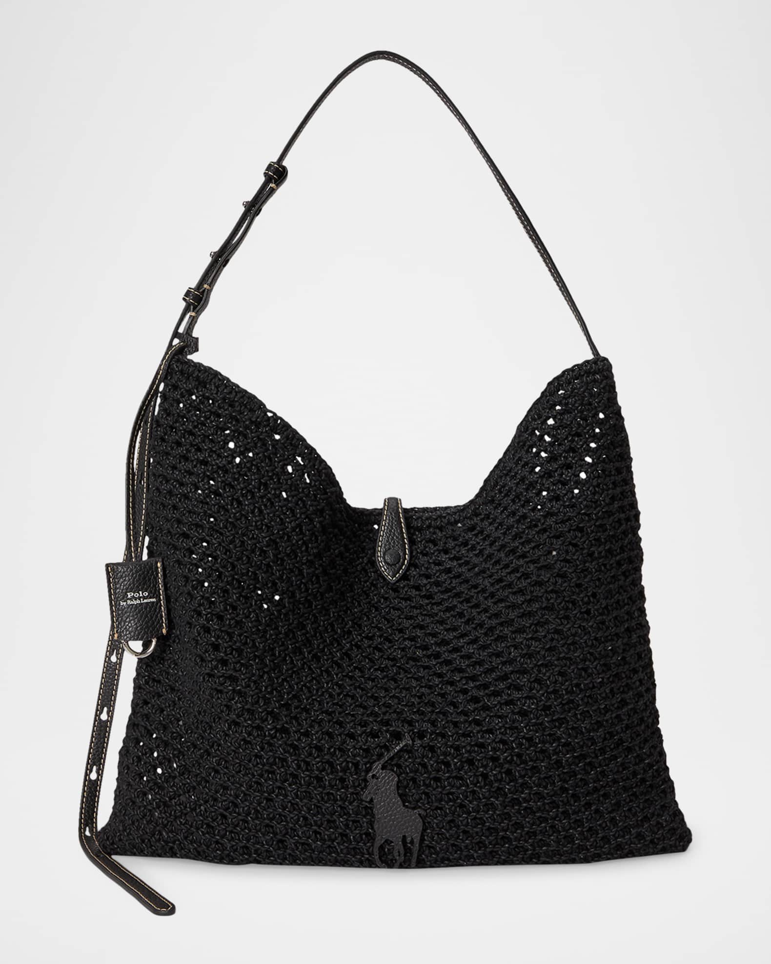 Polo Ralph Lauren Polo Play Open-Knit Waxed Cotton Cord Messenger