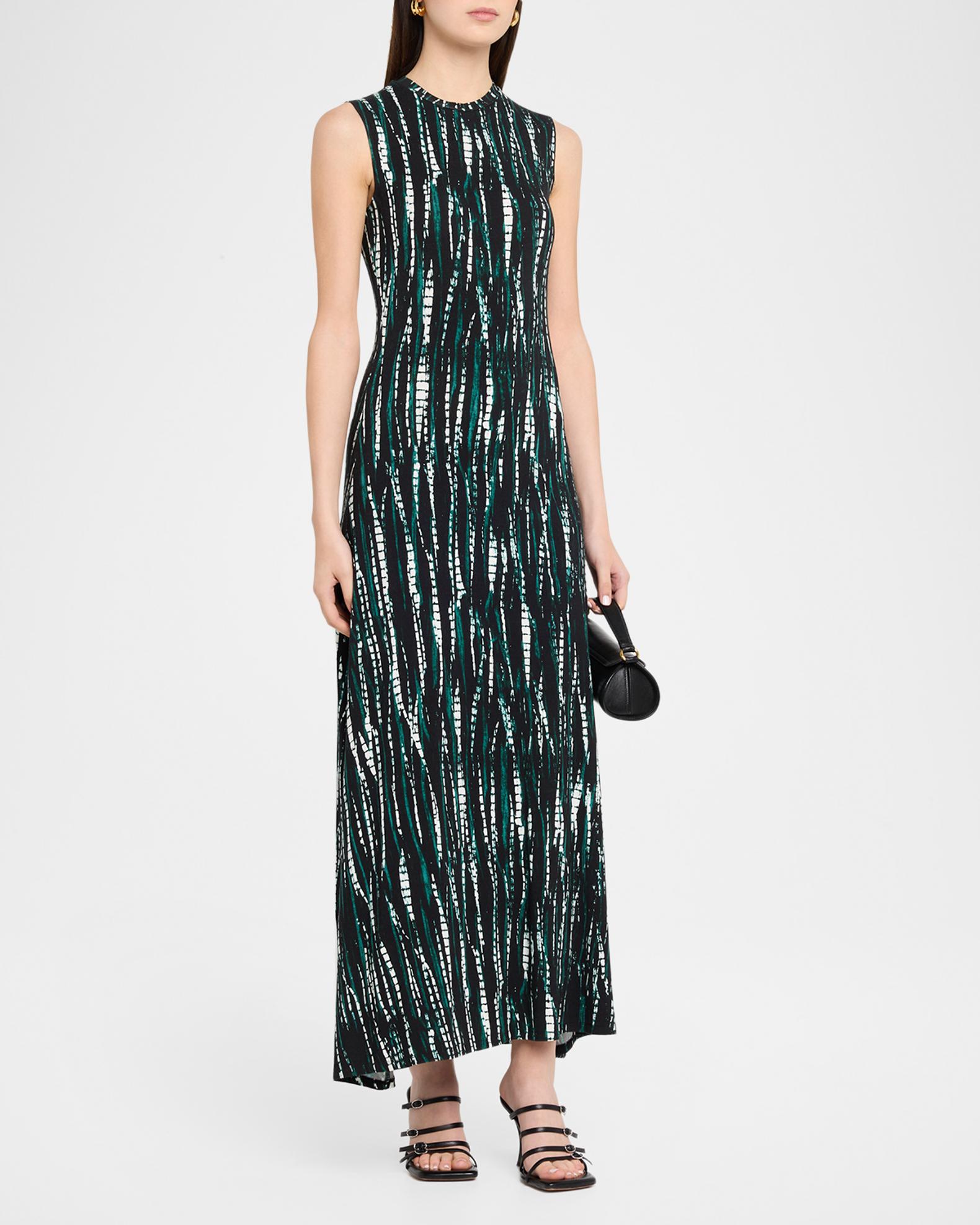 Proenza Schouler White Label Jordyn Sleeveless Abstract-Print Jersey ...