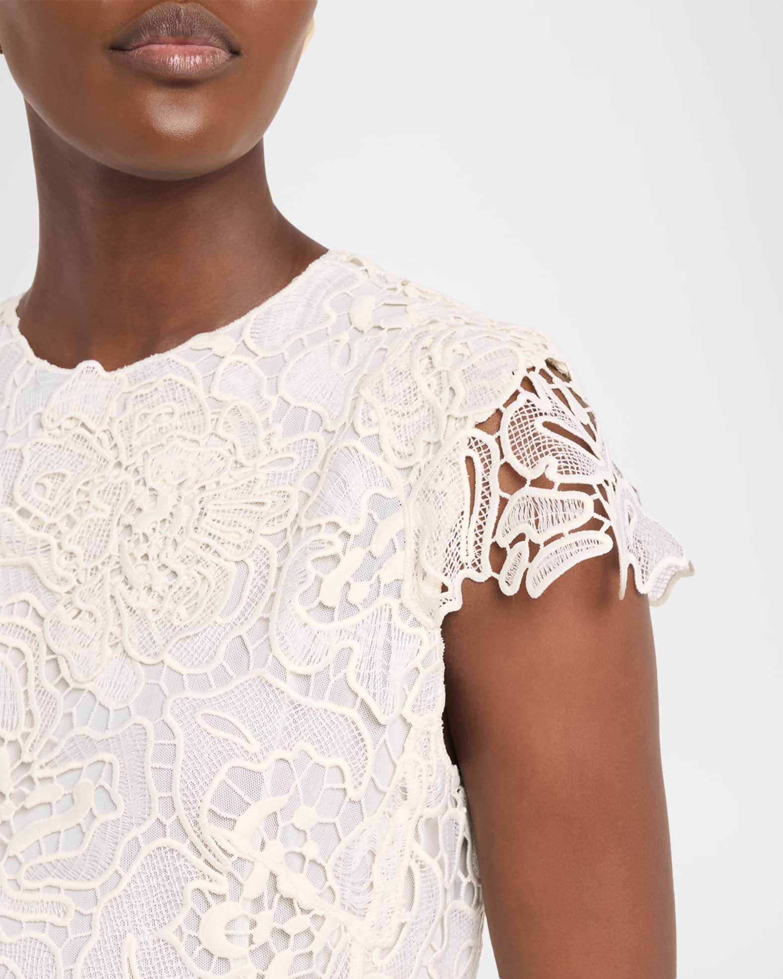 SIMKHAI Novelle Lace Mini Dress | Neiman Marcus