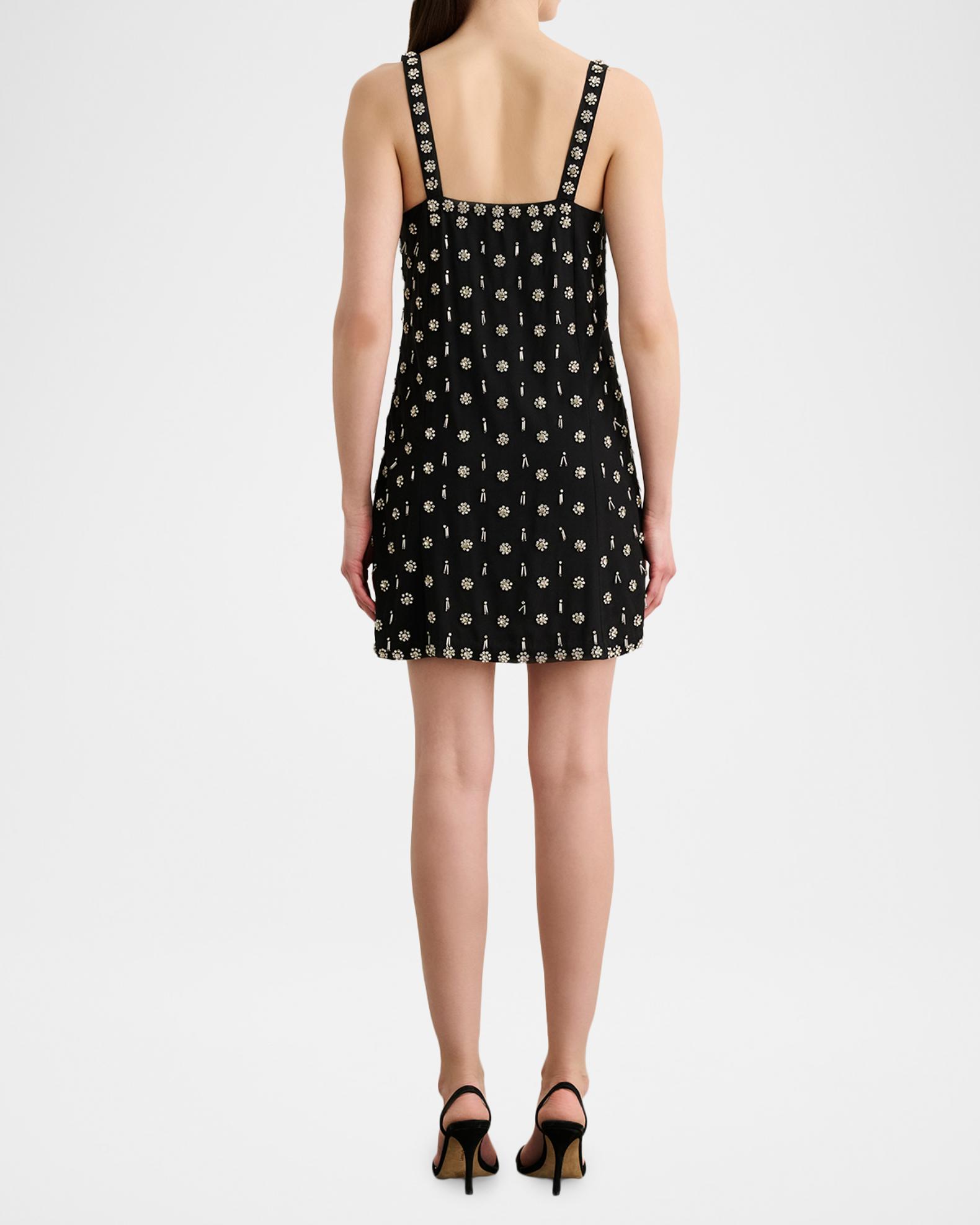 Toccin Dove Hand-Beaded Mini Shift Dress | Neiman Marcus
