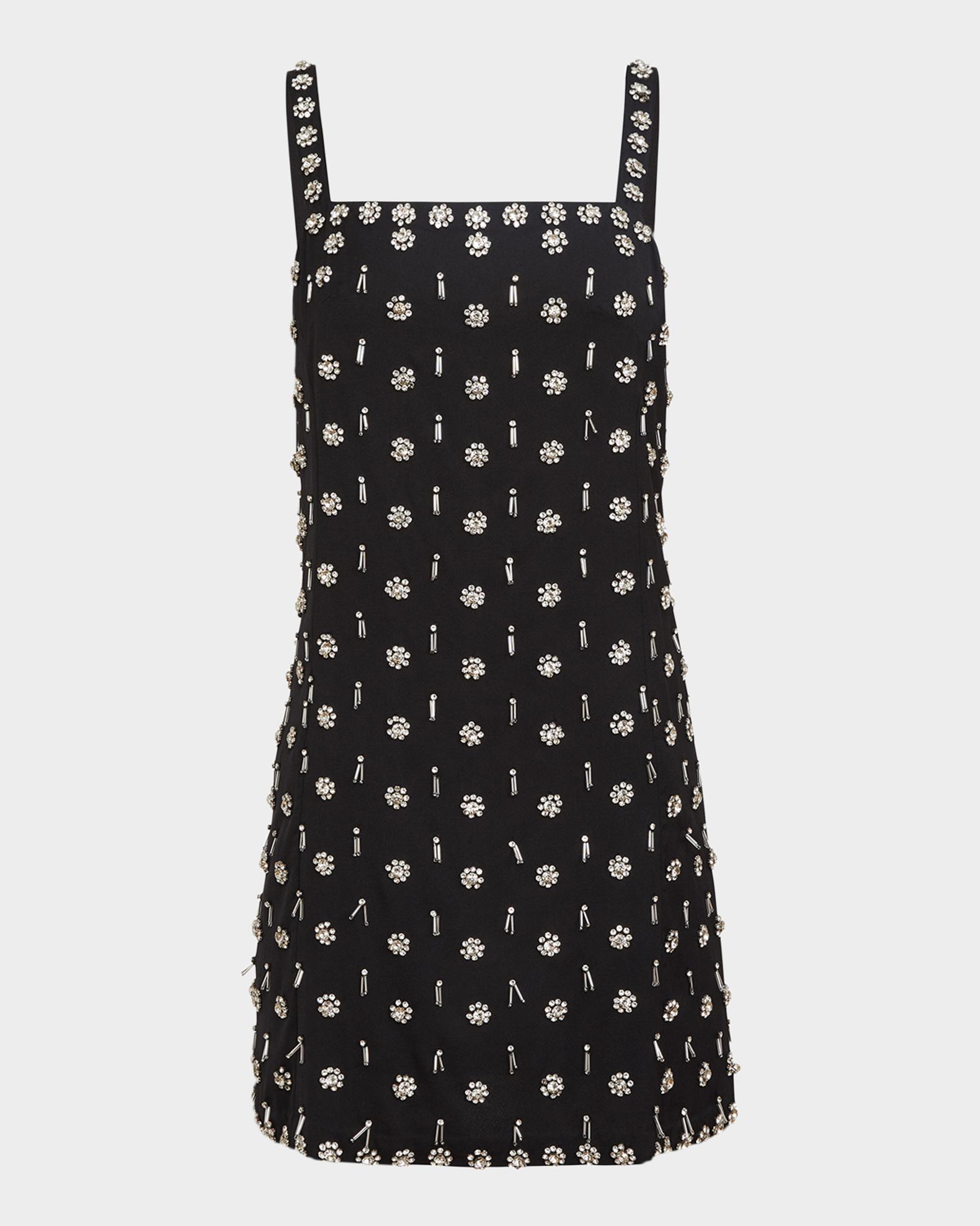 Toccin Dove Hand-Beaded Mini Shift Dress | Neiman Marcus