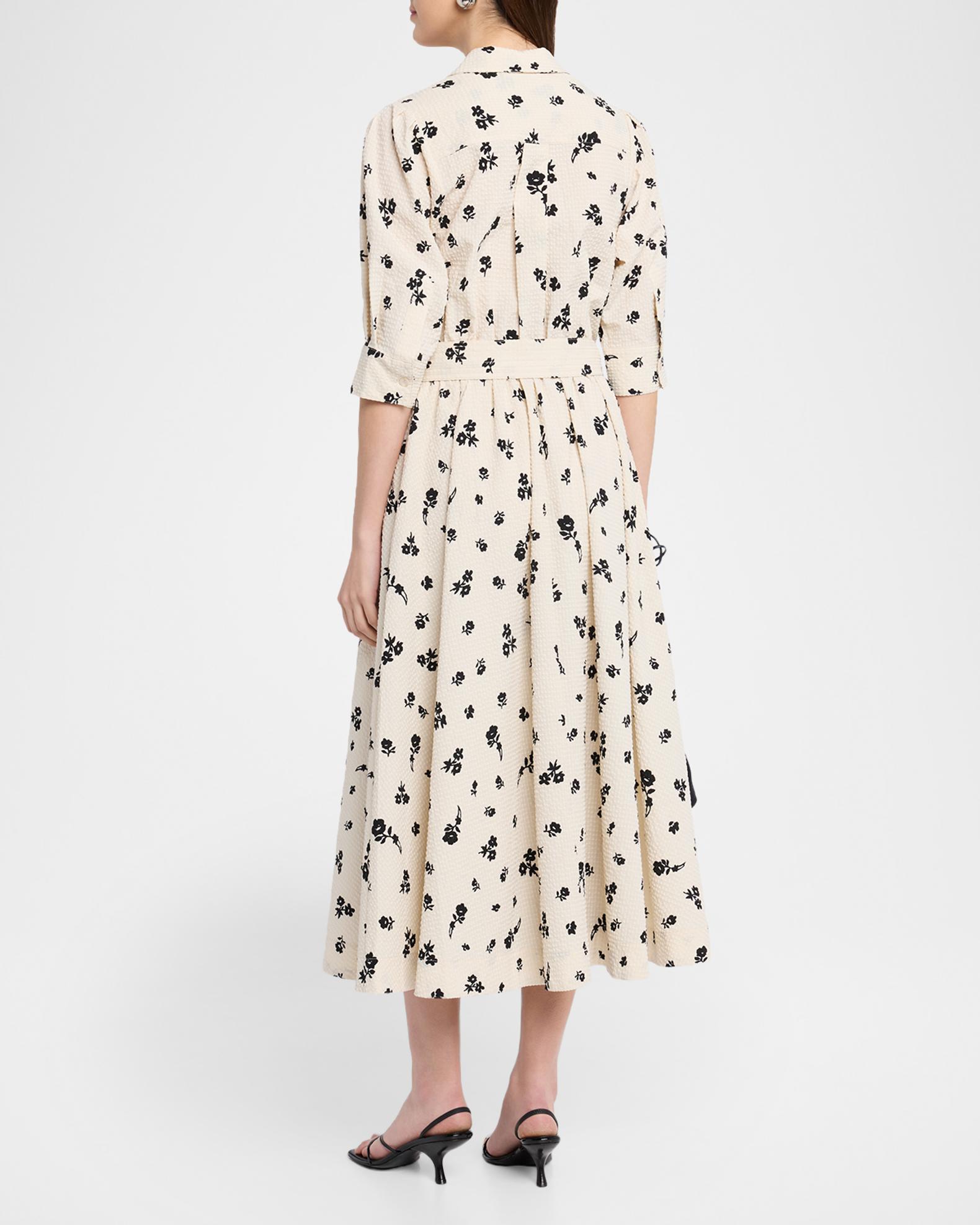 essentiel antwerp shirt dress Essentiel Antwerp Jizo Belted Midi Shirtdress