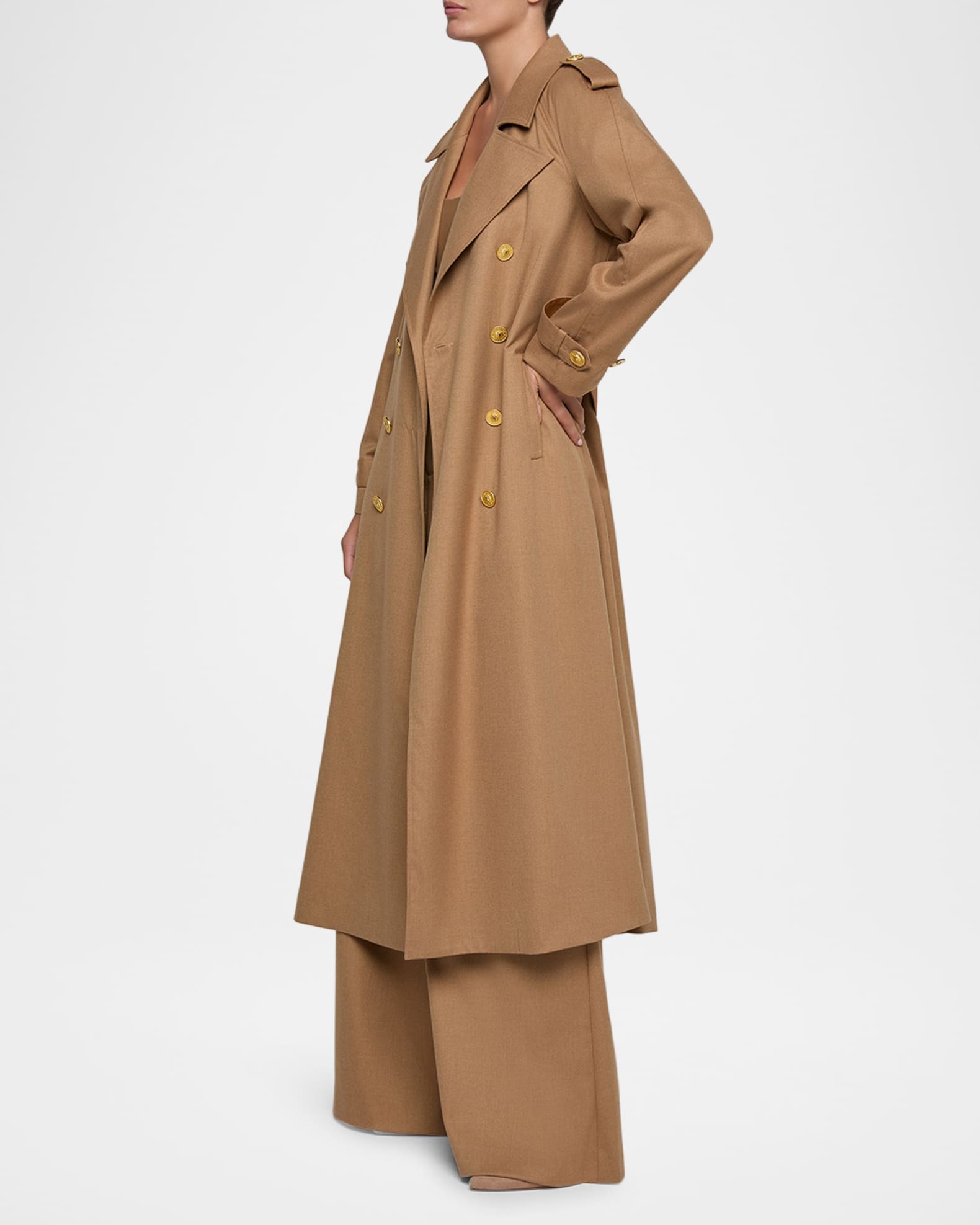 L'Agence Brinley Oversized Trench Coat | Neiman Marcus