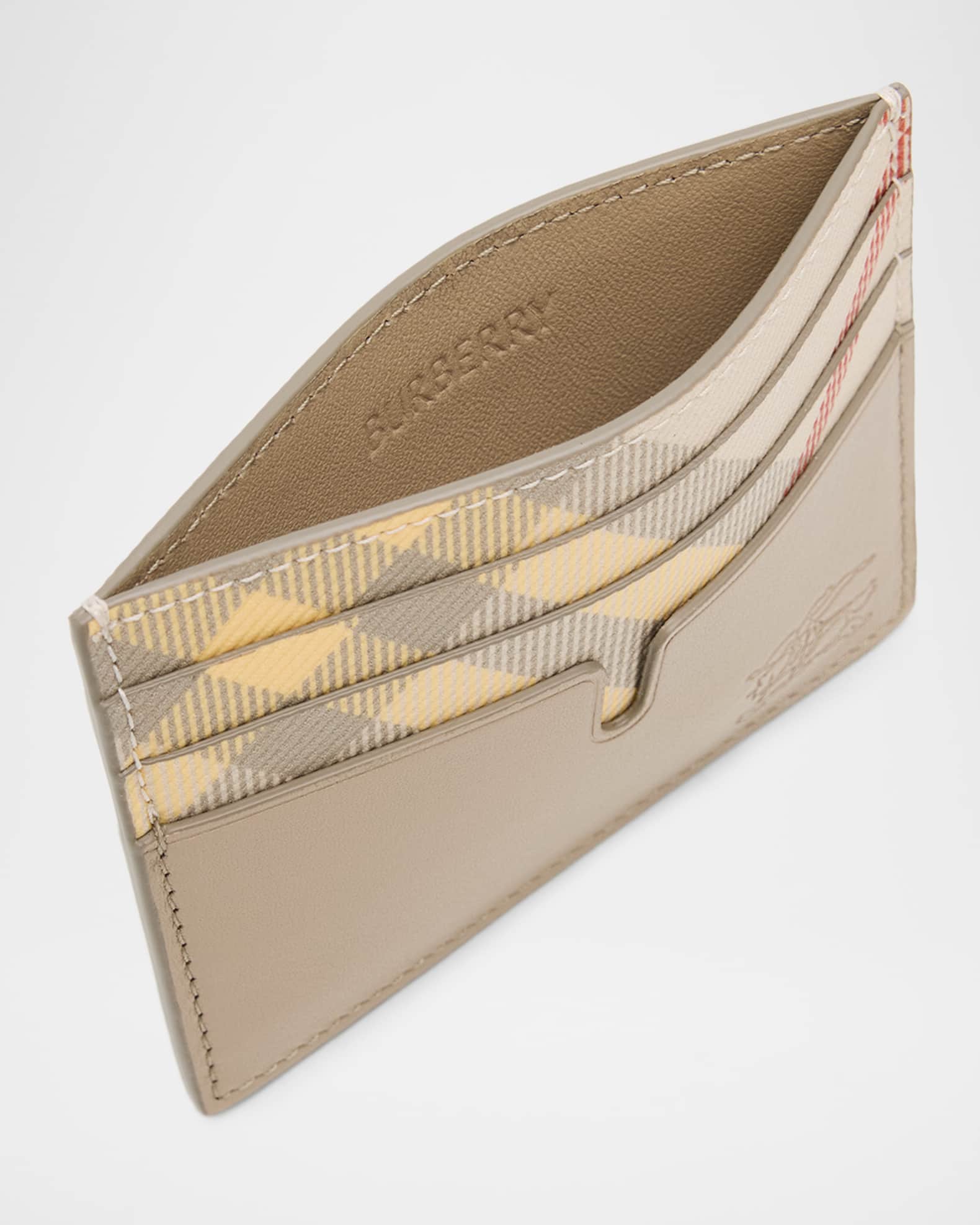 Burberry Men's Sandon Tall Pop Card Case | Neiman Marcus