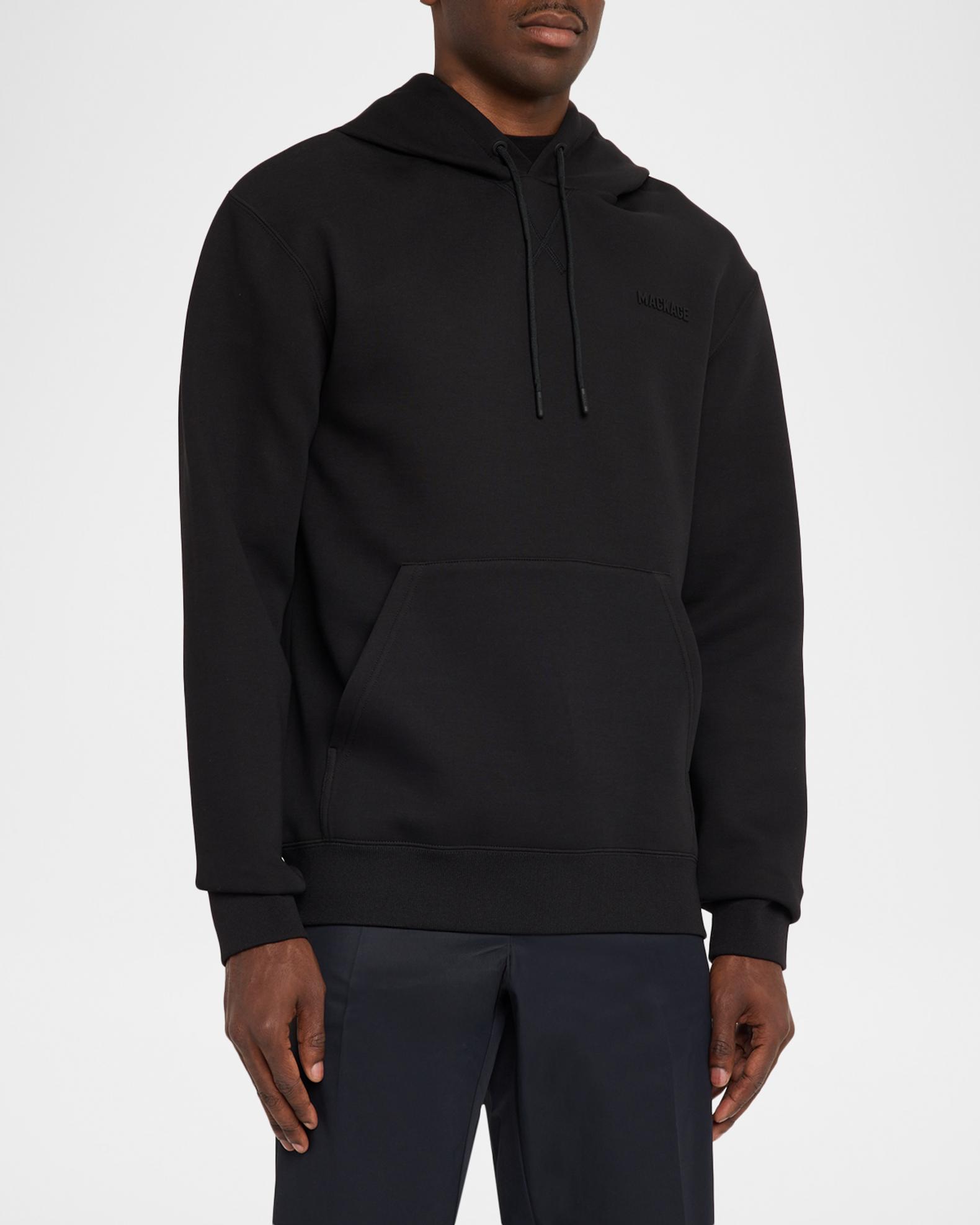 Mackage Men's Kolton Double-Face Jersey Logo Hoodie | Neiman Marcus