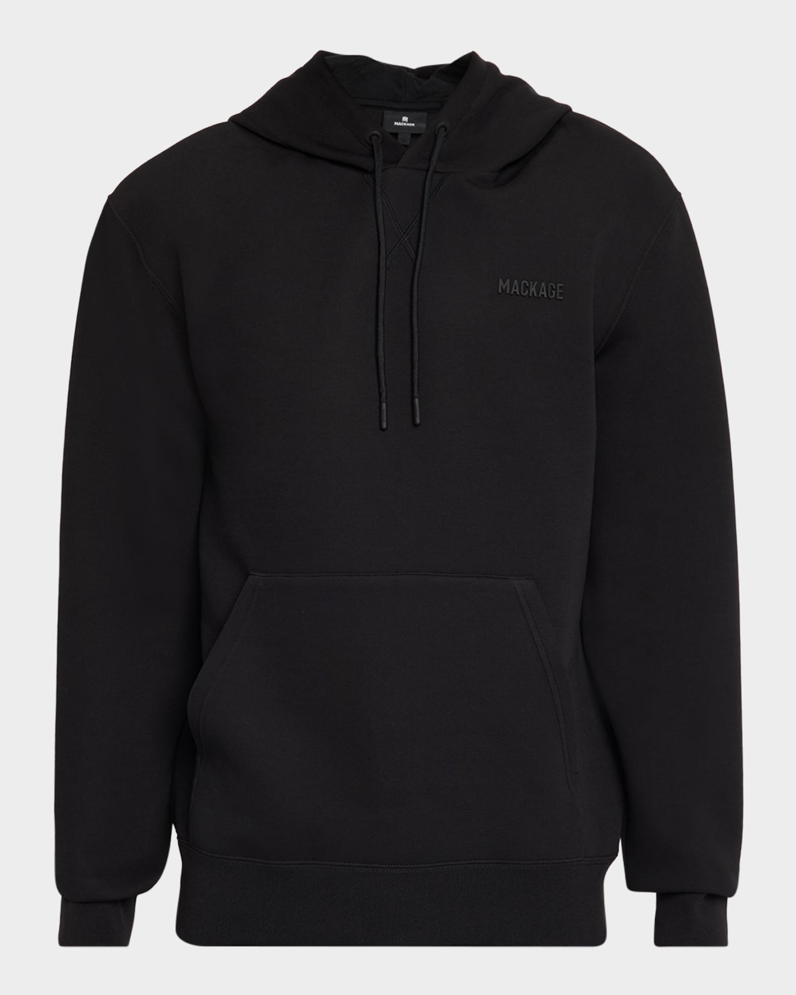 Mackage Men's Kolton Double-Face Jersey Logo Hoodie | Neiman Marcus