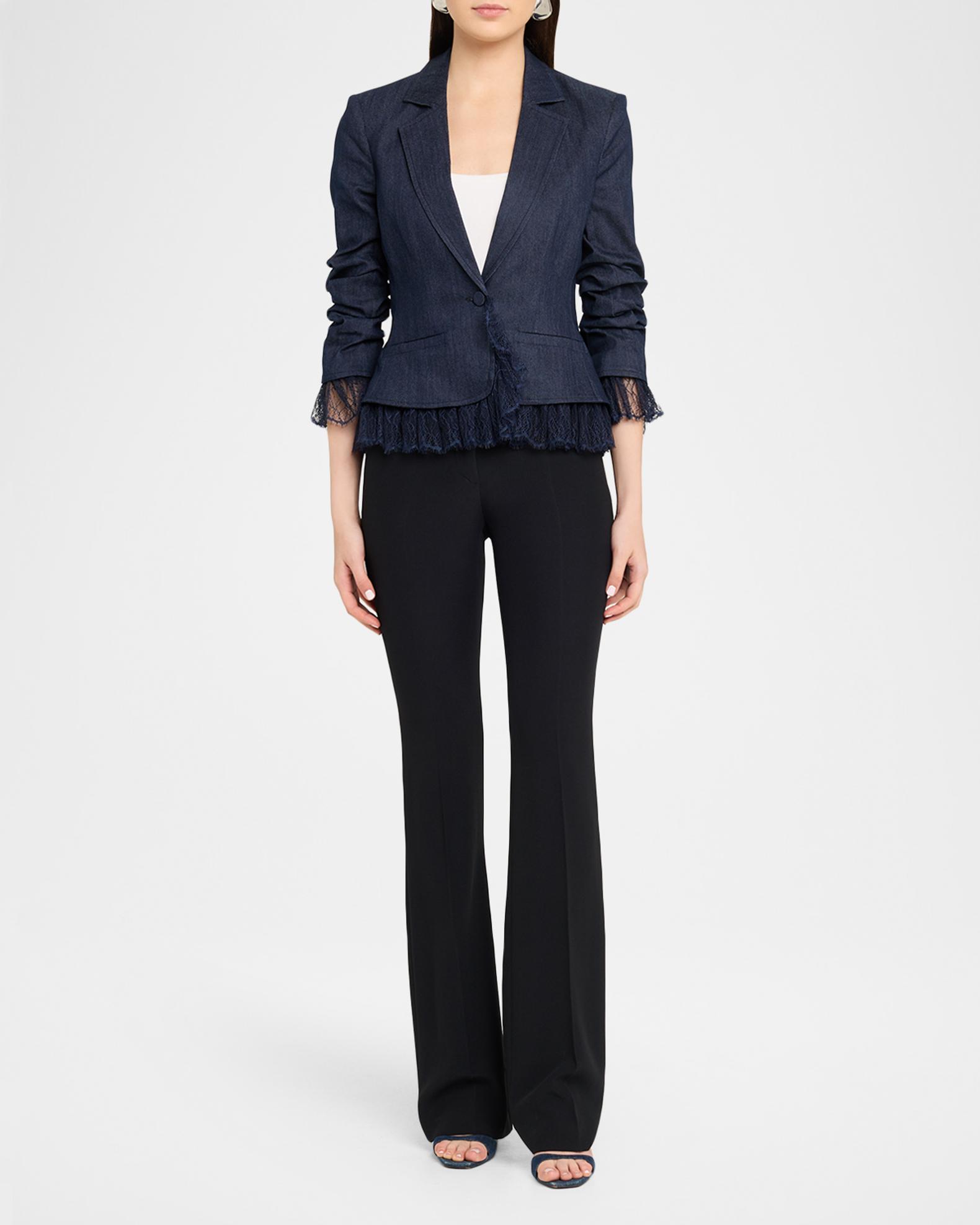 Cinq à Sept Roxie Le Petit Denim Blazer | Neiman Marcus