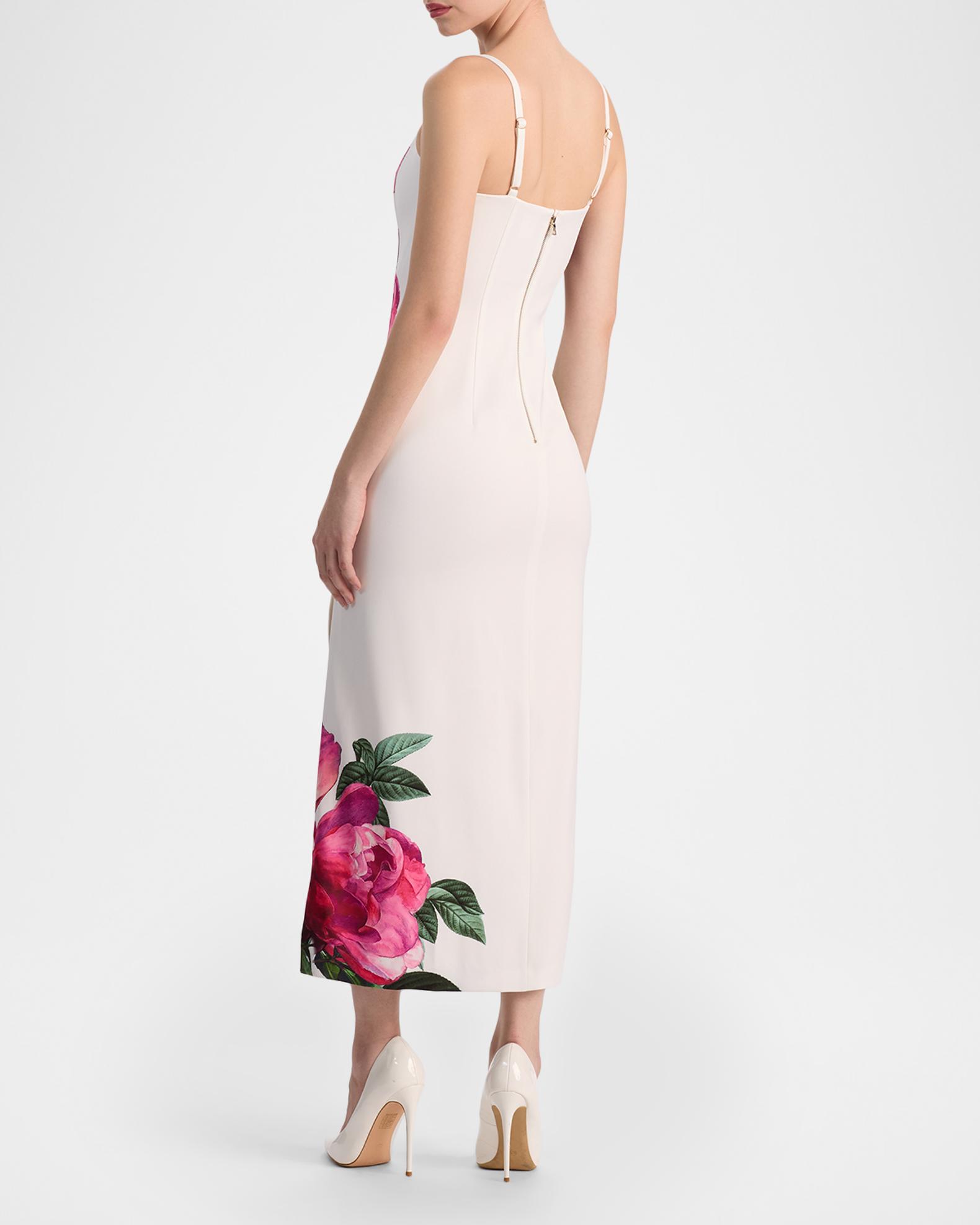 ALICE + OLIVIA Nina Sweetheart Midi Dress | Neiman Marcus