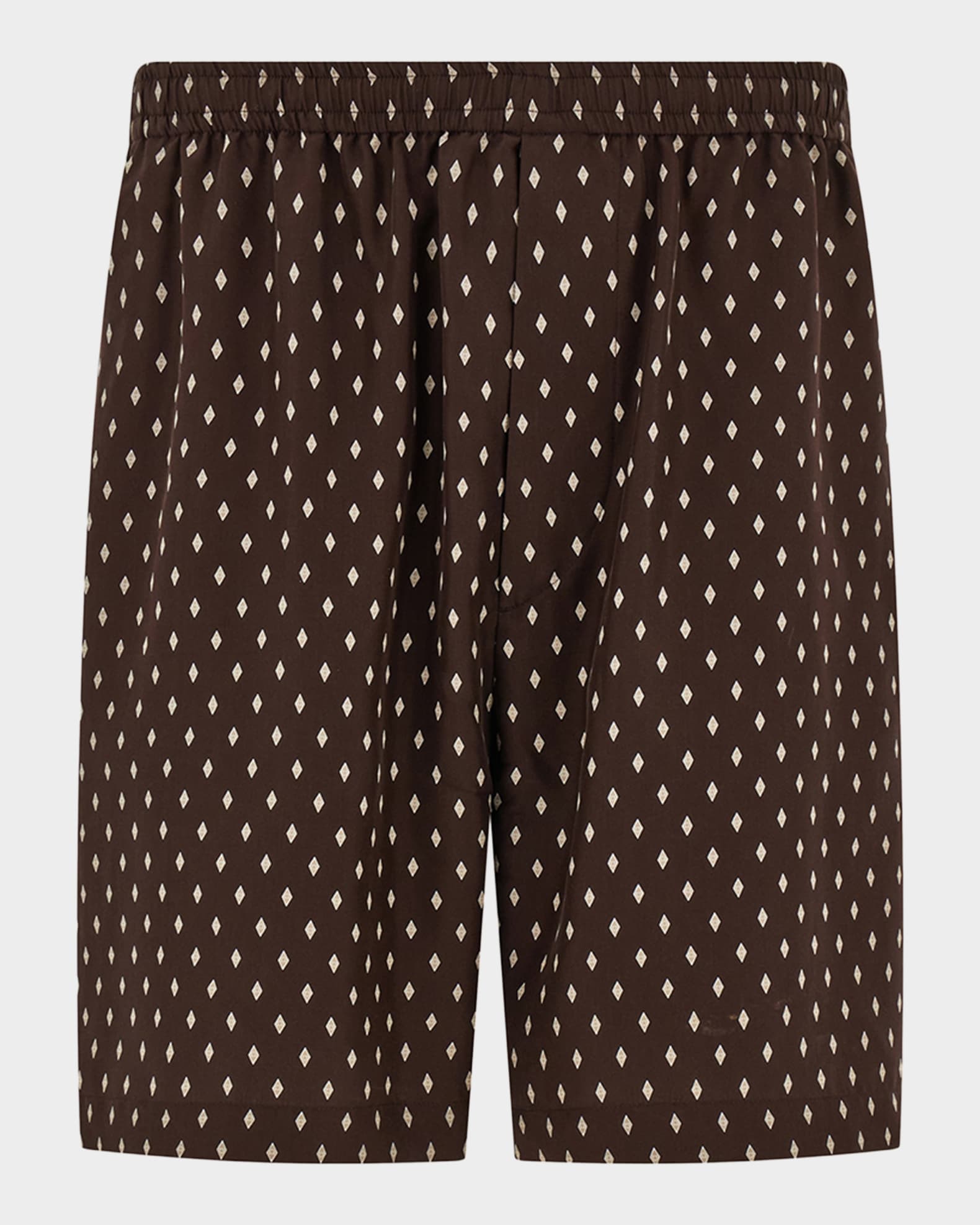 Ferragamo Men's Silk Stretch Bermuda Shorts | Neiman Marcus