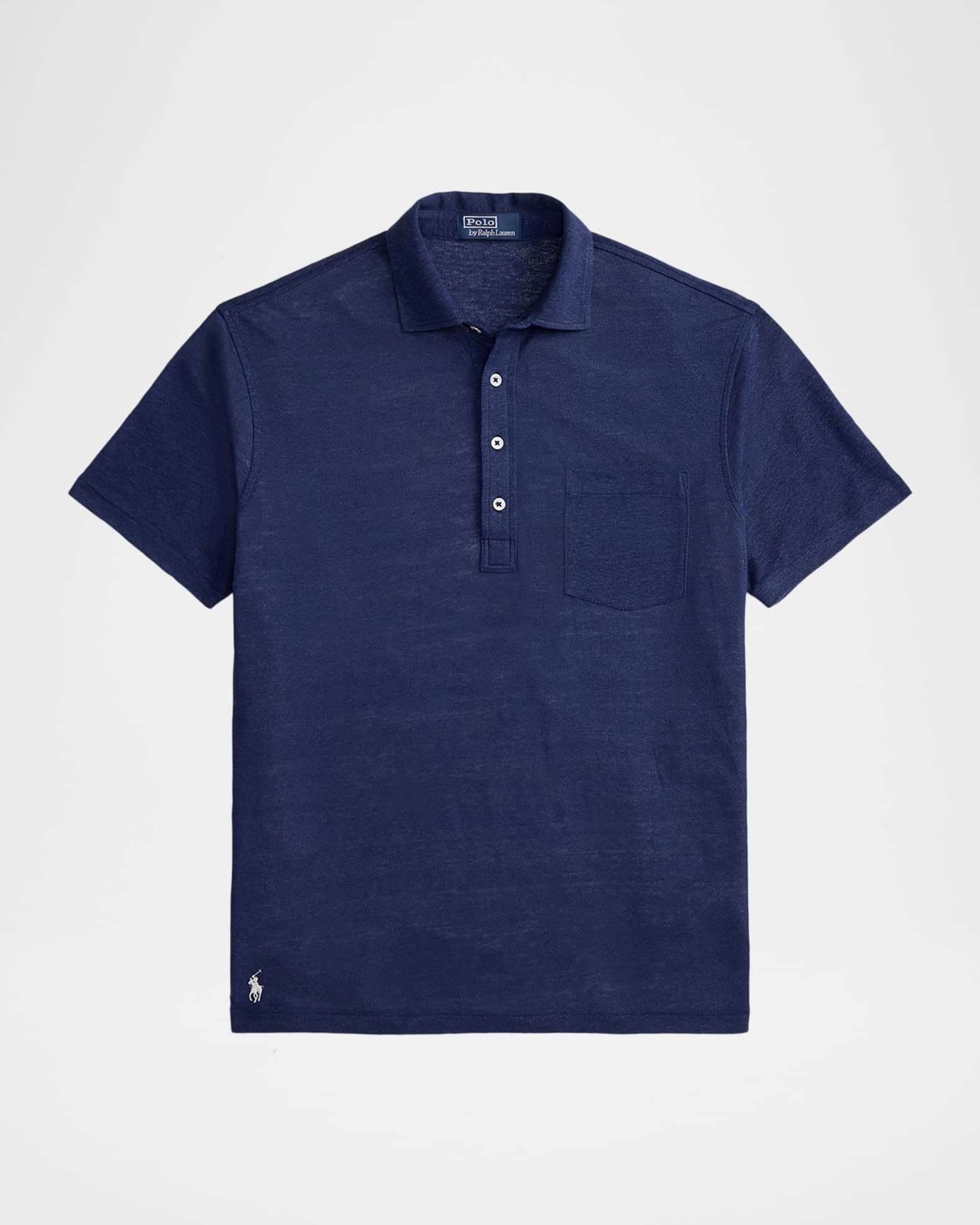 Polo Ralph Lauren Men's Linen Pique Knit Polo Shirt | Neiman Marcus