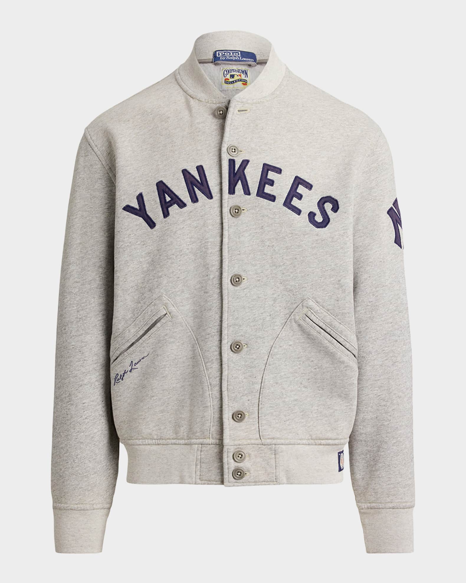 Polo Ralph Lauren Men's Yankees Fleece Jacket | Neiman Marcus