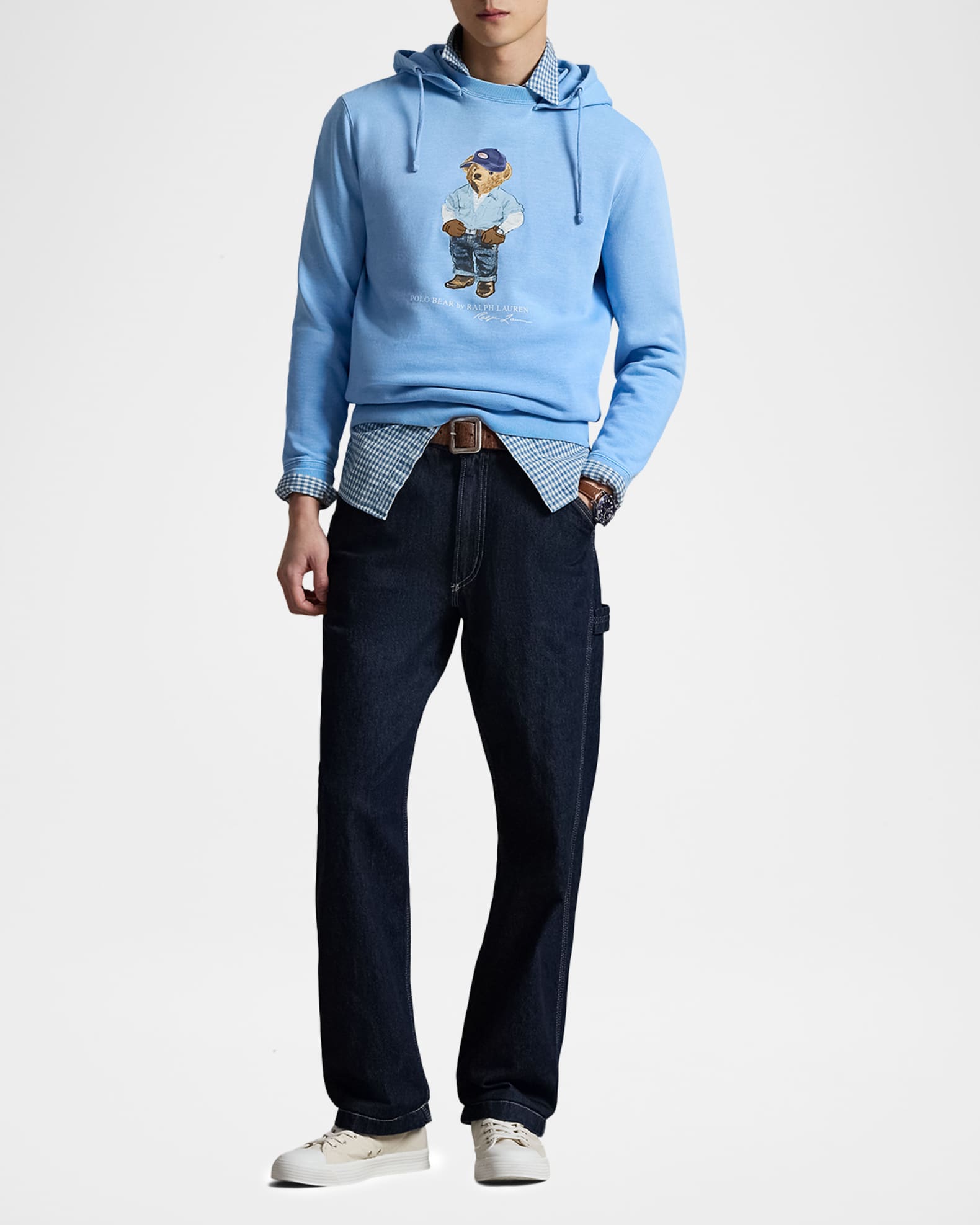 Polo Ralph Lauren Men's Polo Bear Fleece Hoodie | Neiman Marcus