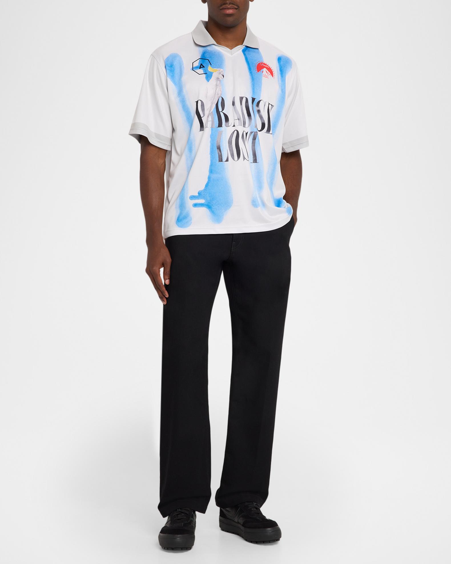 Alchemist Men's Paradise Lost Graphic-Print Polo Shirt | Neiman Marcus