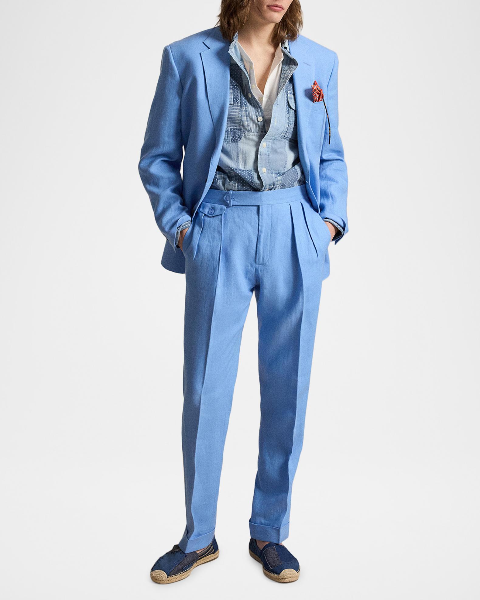 Polo Ralph Lauren Men's Slubbed Linen Single-Breasted Sport Coat
