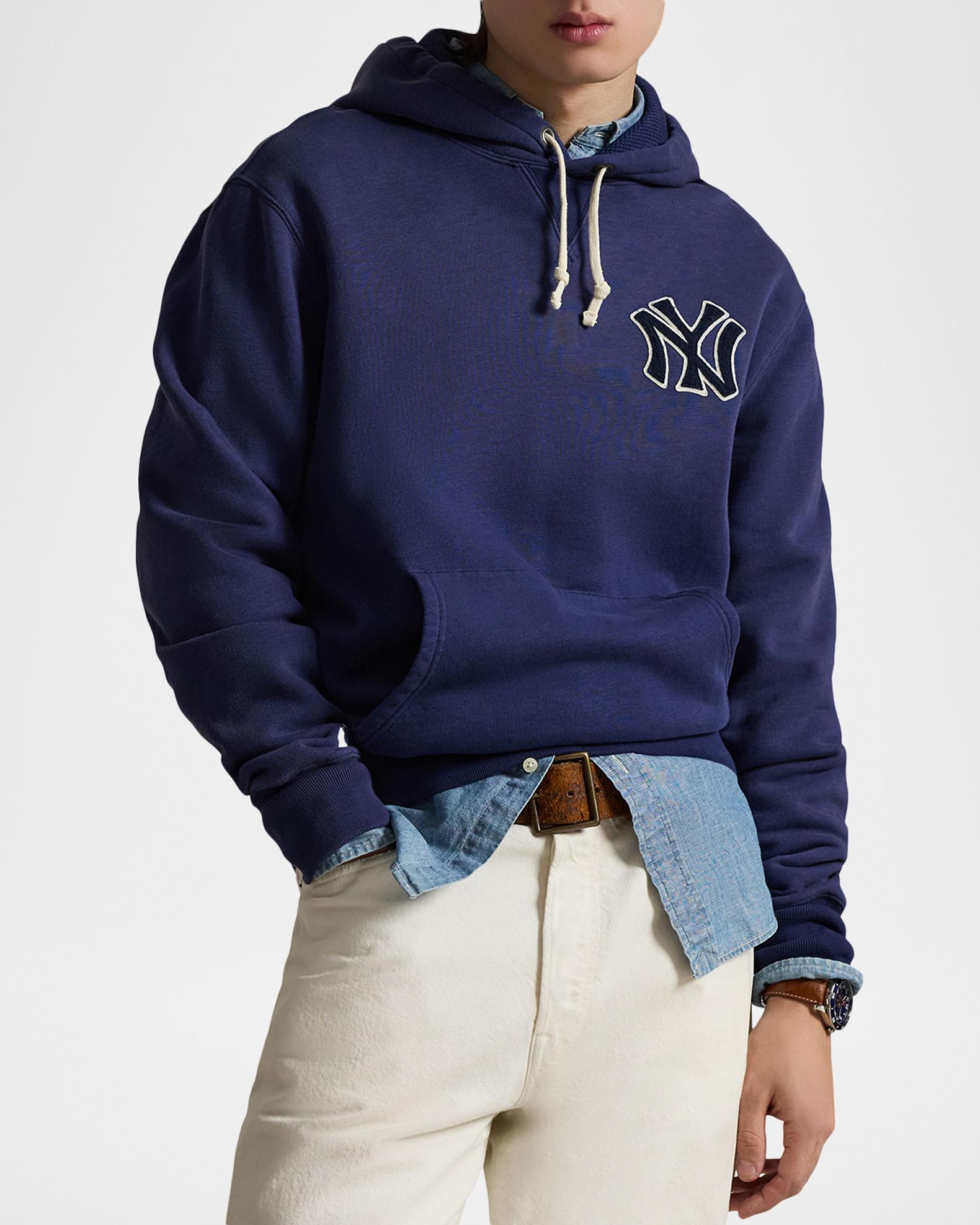 Polo Ralph Lauren Men's Yankees Vintage Fleece Hoodie | Neiman Marcus