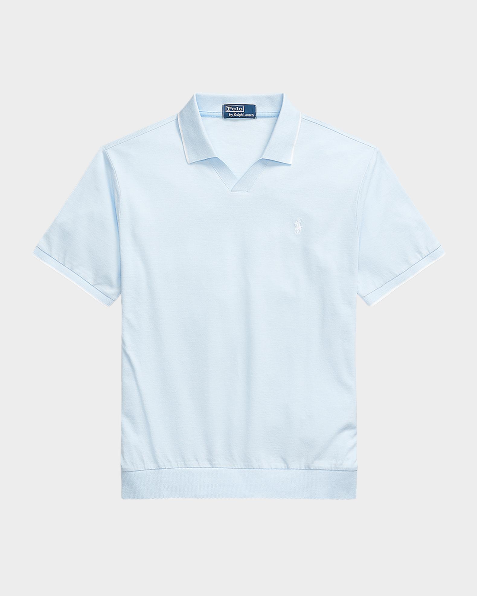 Polo Ralph Lauren Men's Jacquard Mesh Cotton Polo Shirt | Neiman