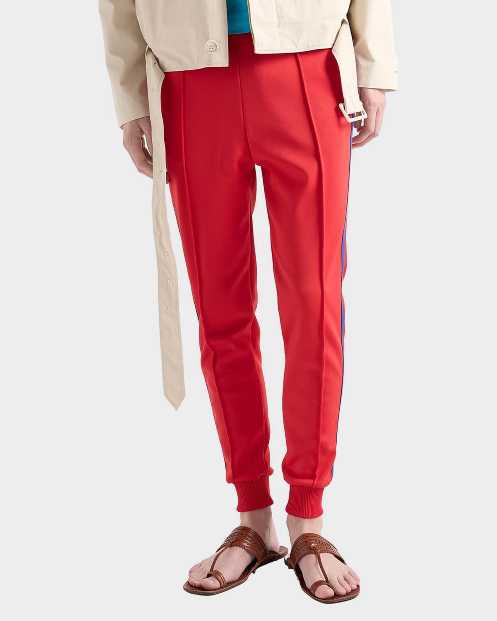 PRADA ガーメント Prada Men's Side-Stripe Jogger Pants | Neiman Marcus