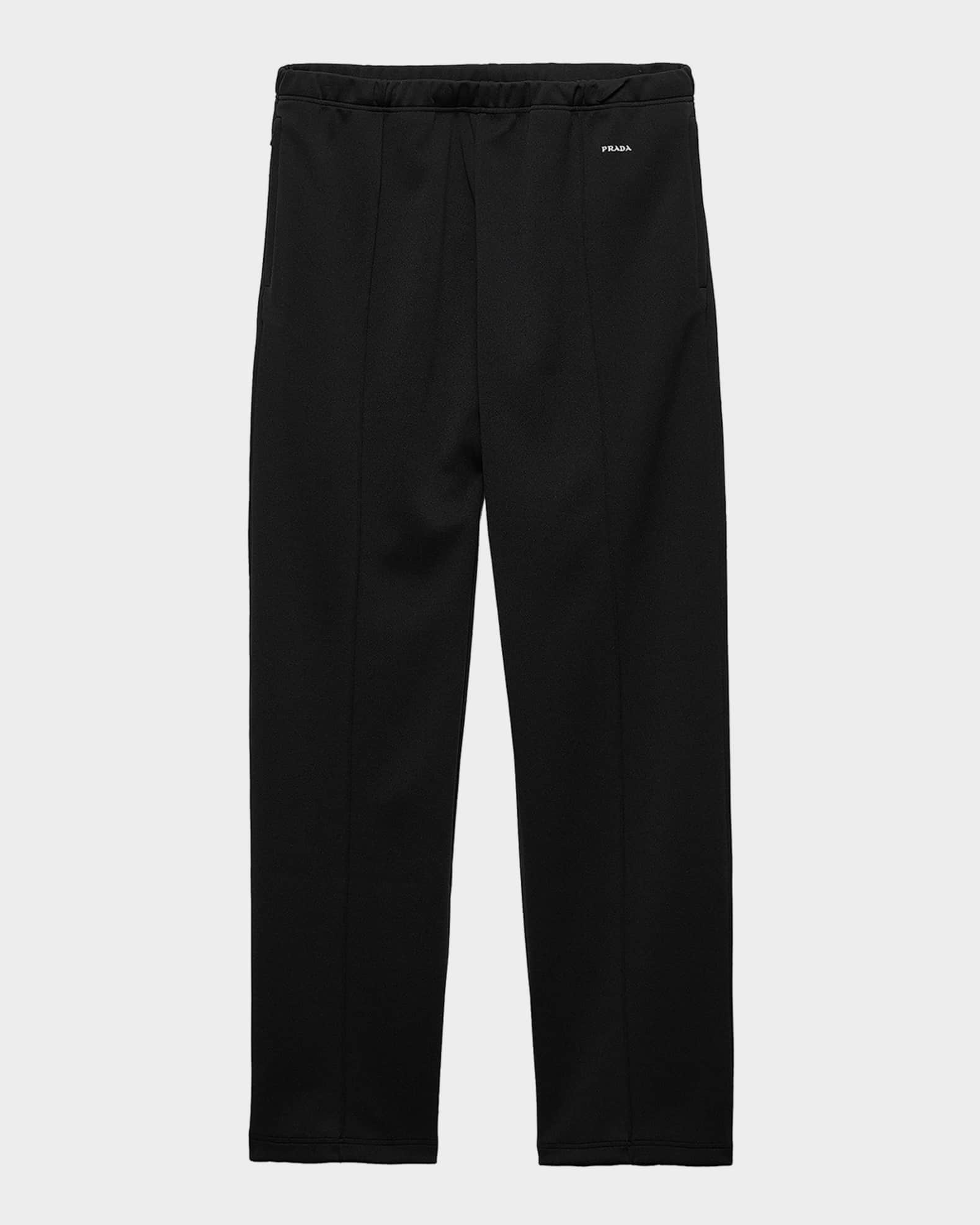 Prada Men's Technical Jersey Straight-Leg Pants | Neiman Marcus