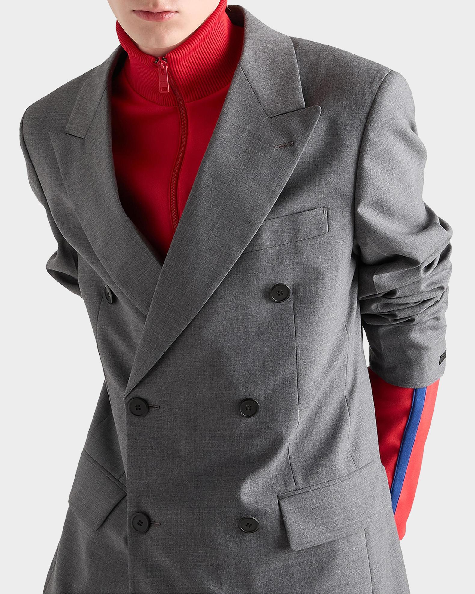 Prada Men's Technical Fabric Zip Track Jacket | Neiman Marcus