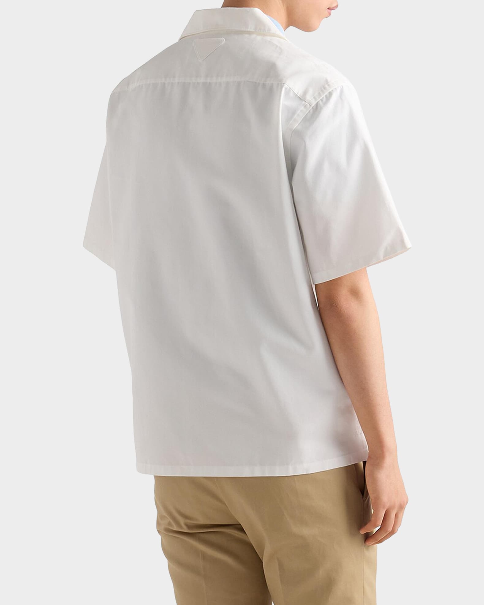 Prada Men's Mountain-Print Cotton Bowling Shirt | Neiman Marcus