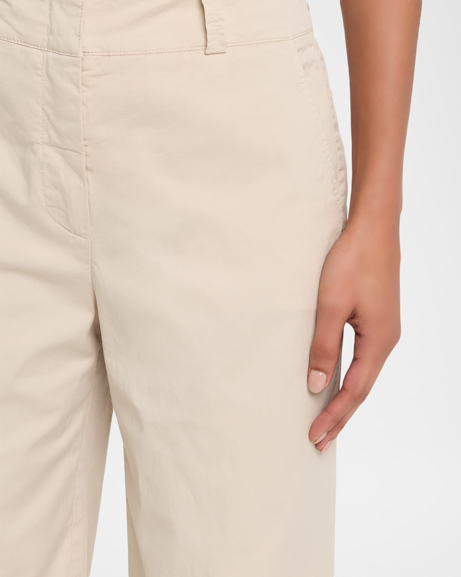 Peserico Straight-Leg Stretch Cotton Pants | Neiman Marcus