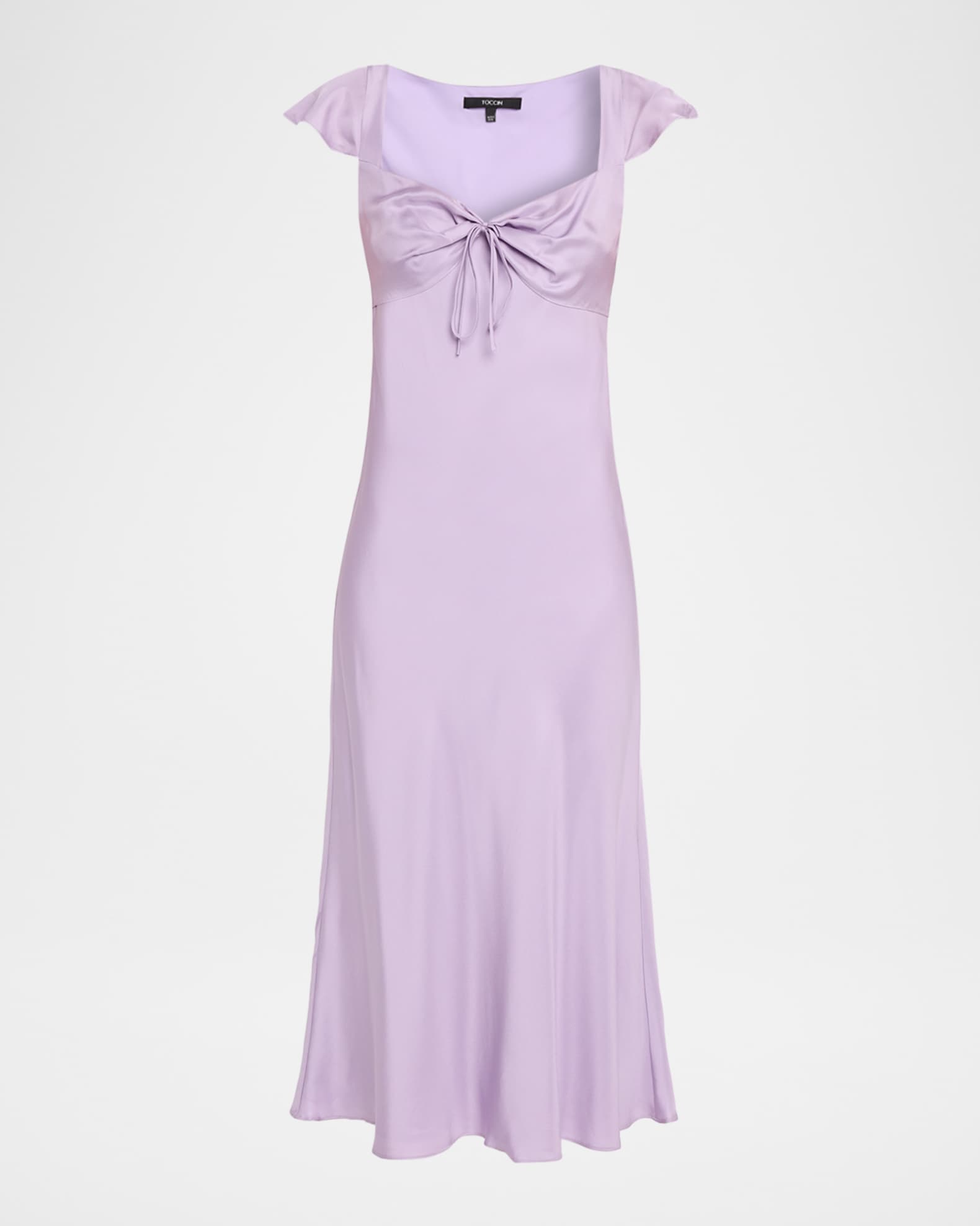 Toccin Marcella Bias-Cut Silk Slip Dress | Neiman Marcus