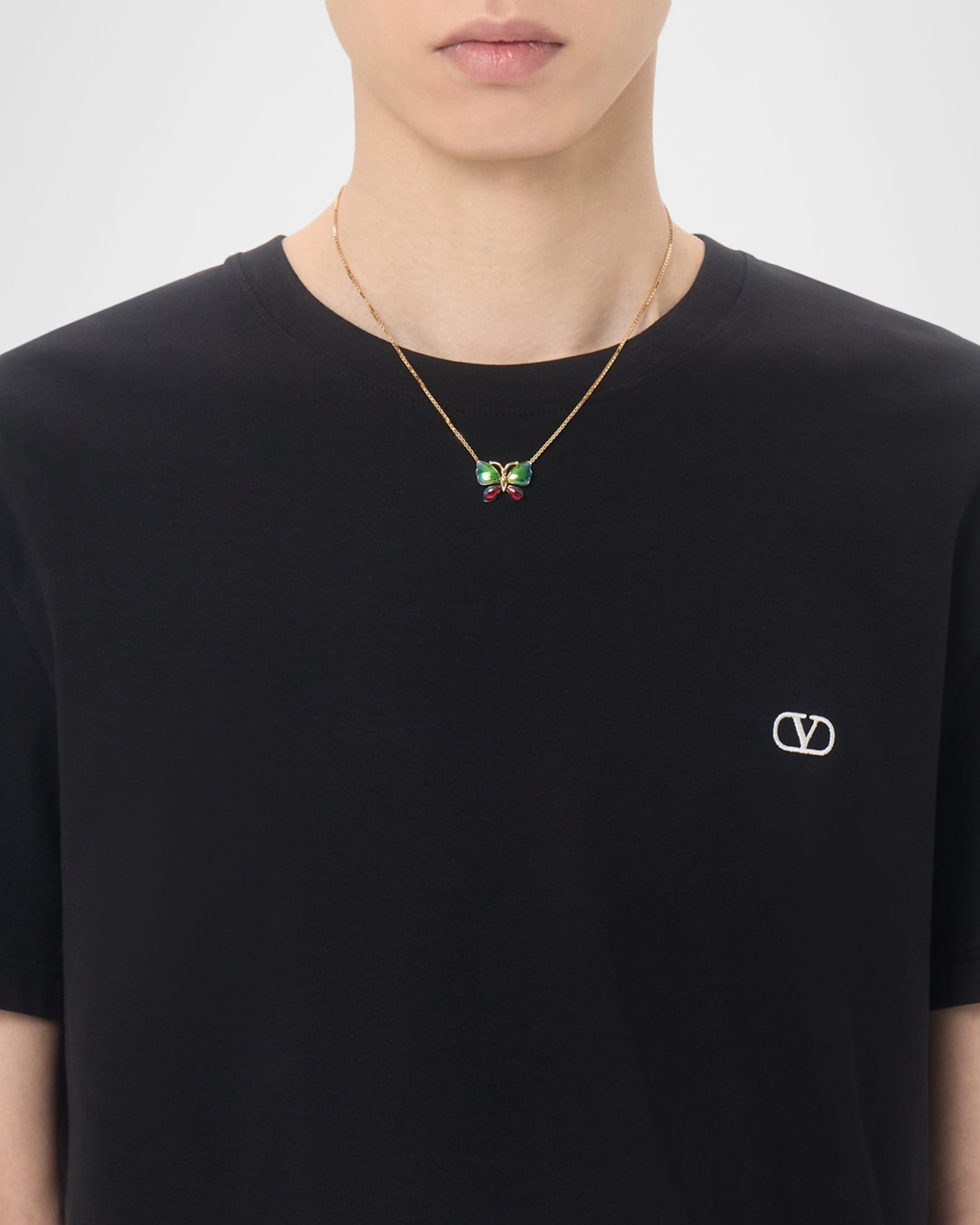 Valentino Garavani Men's VLogo Signature Cotton Short-Sleeve T