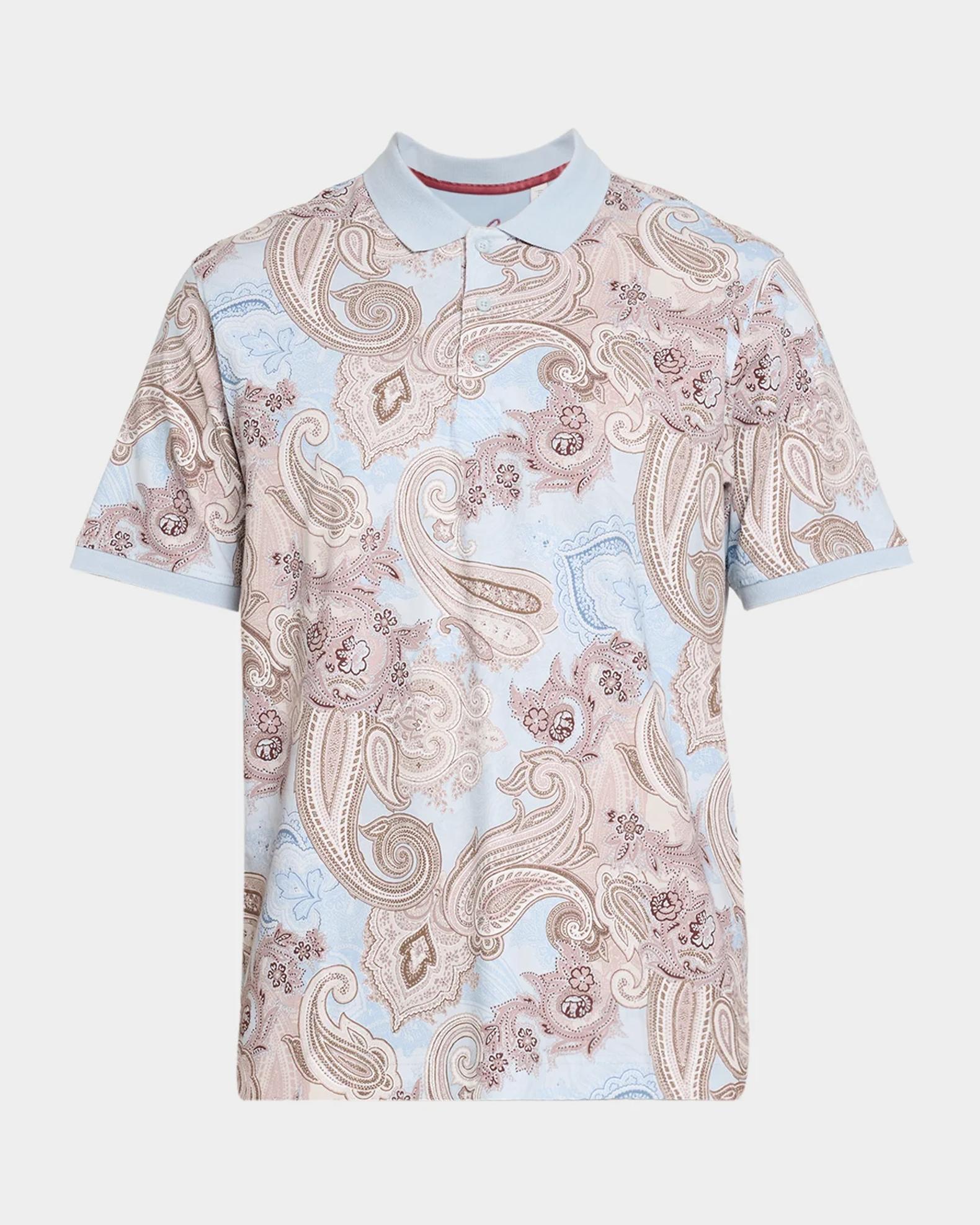 Robert Graham Men's Creswell Paisley Cotton Polo Shirt | Neiman Marcus
