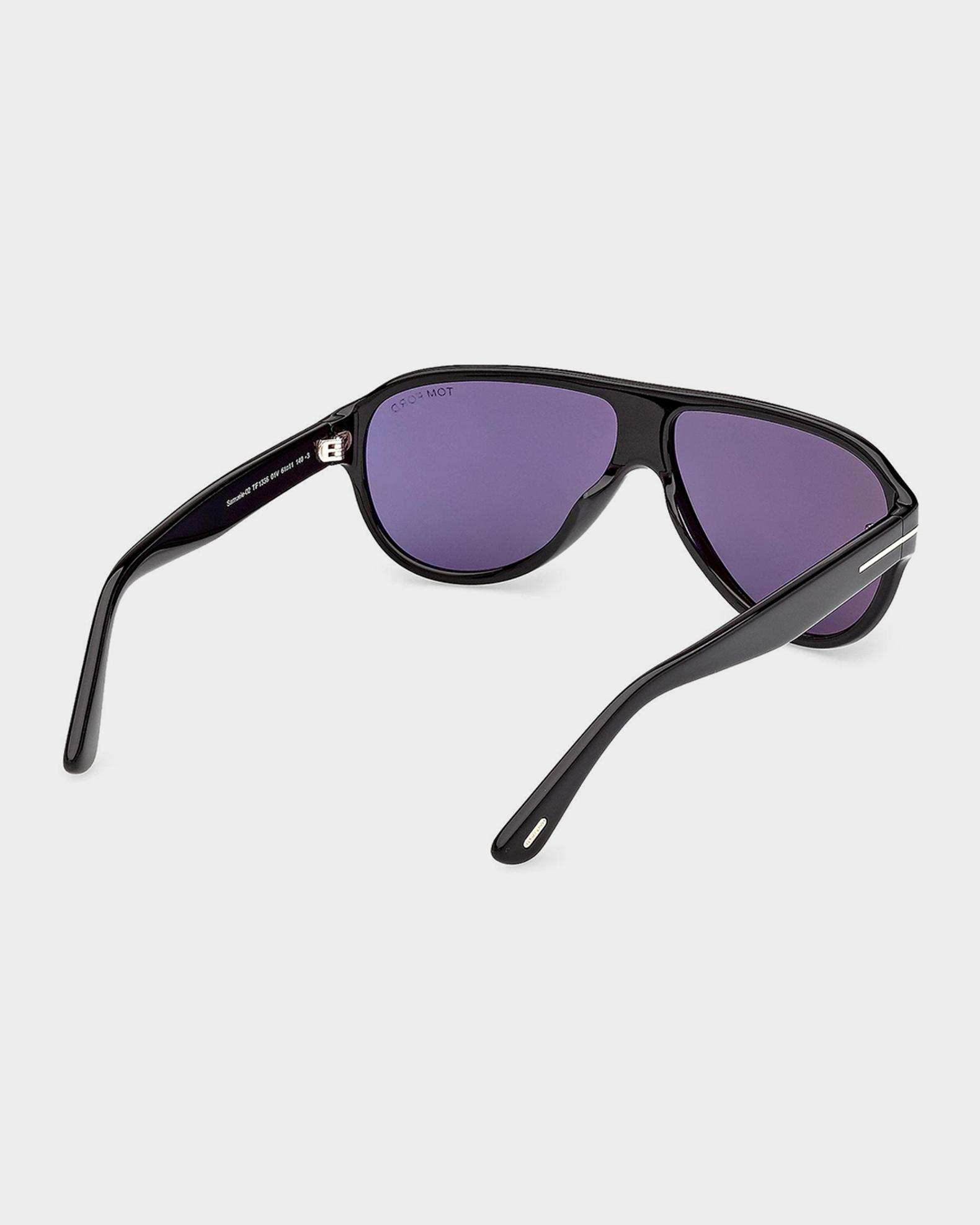 TOM FORD Men's Samuele 02 61mm Acetate Aviator Sunglasses | Neiman