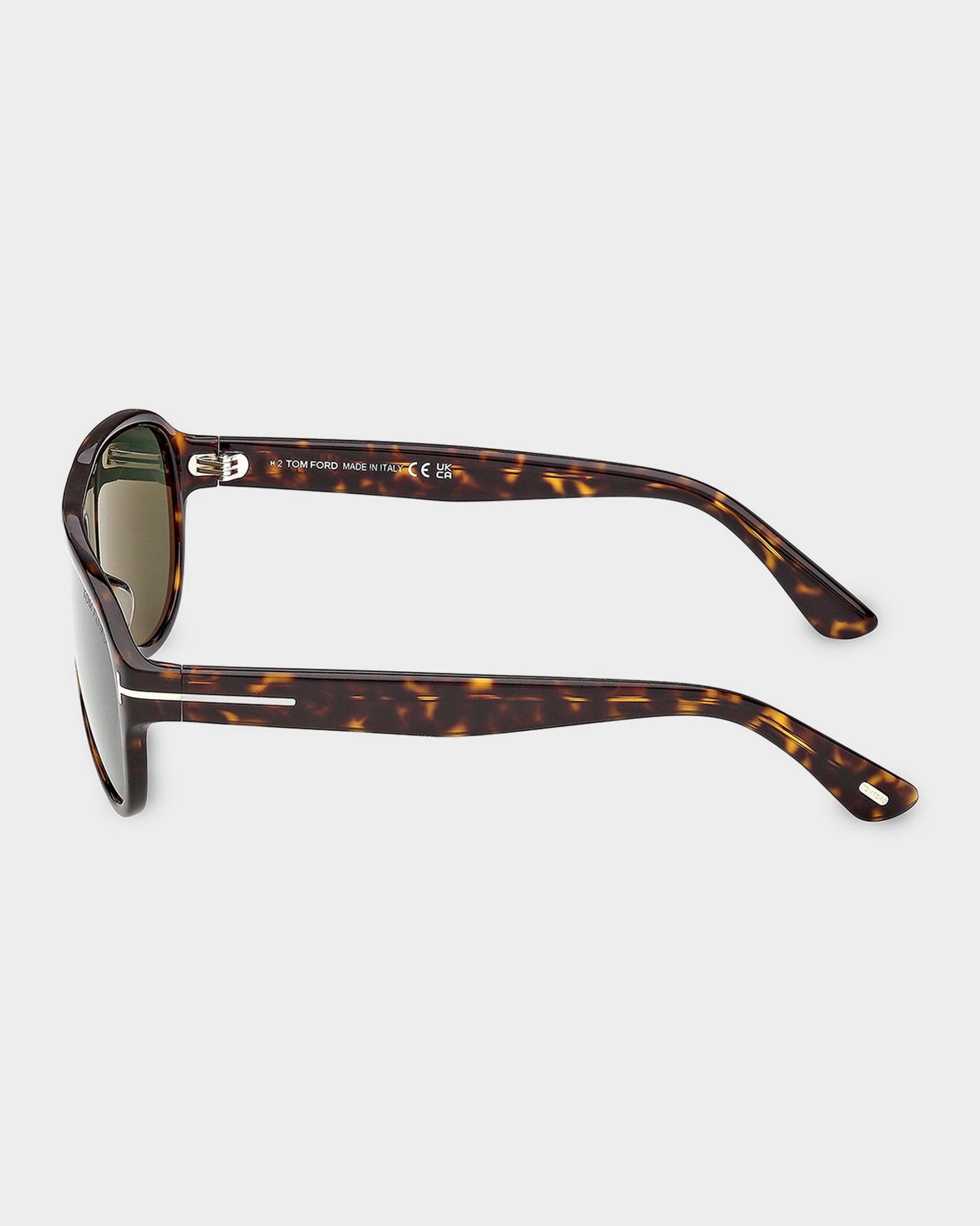 TOM FORD Men's Samuele-02 Acetate Rectangle Sunglasses | Neiman Marcus