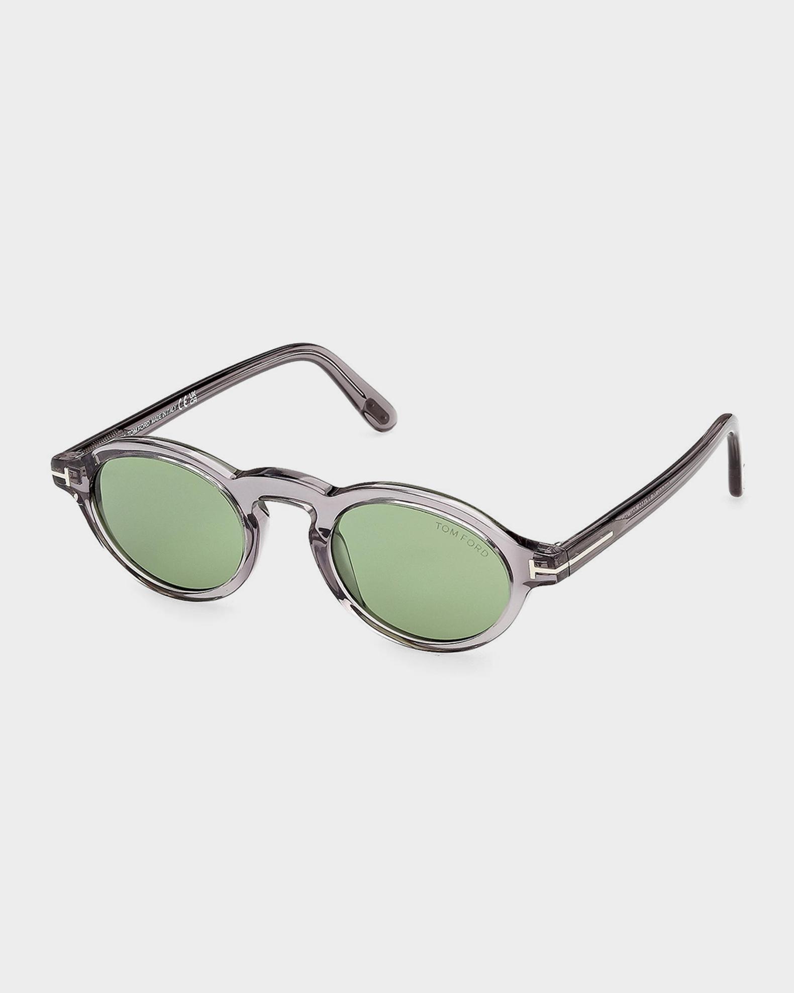 TOM FORD Men's Aristotele-02 Acetate Round Sunglasses | Neiman Marcus