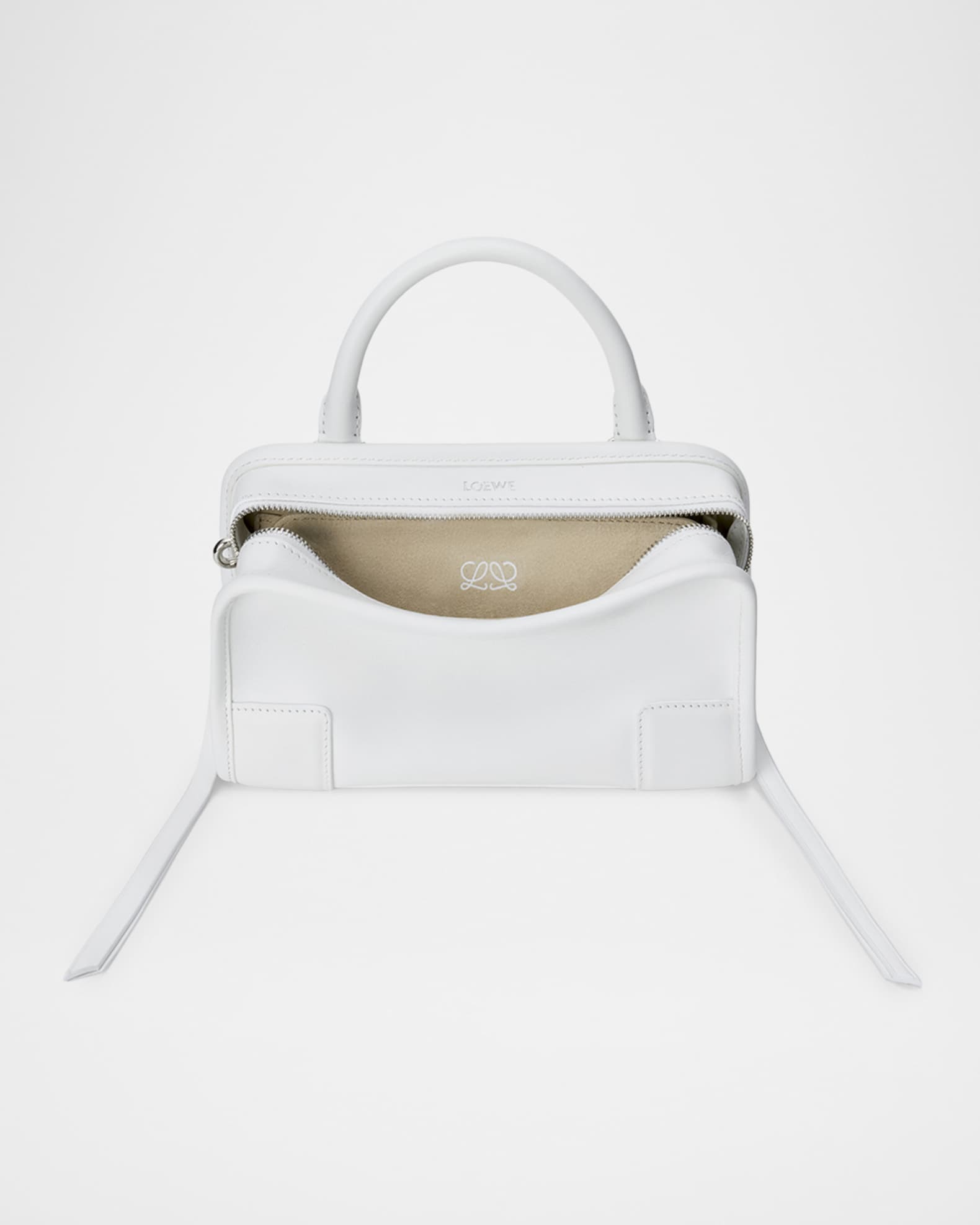 Loewe Amazona 180 Mini Leather Top-Handle Bag | Neiman Marcus