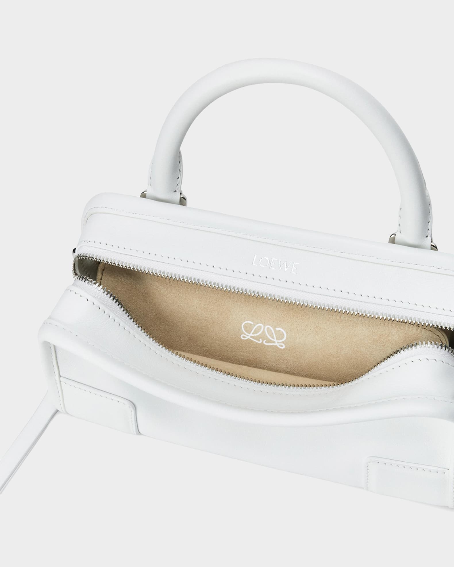 Loewe Amazona 180 Mini Leather Top-Handle Bag | Neiman Marcus