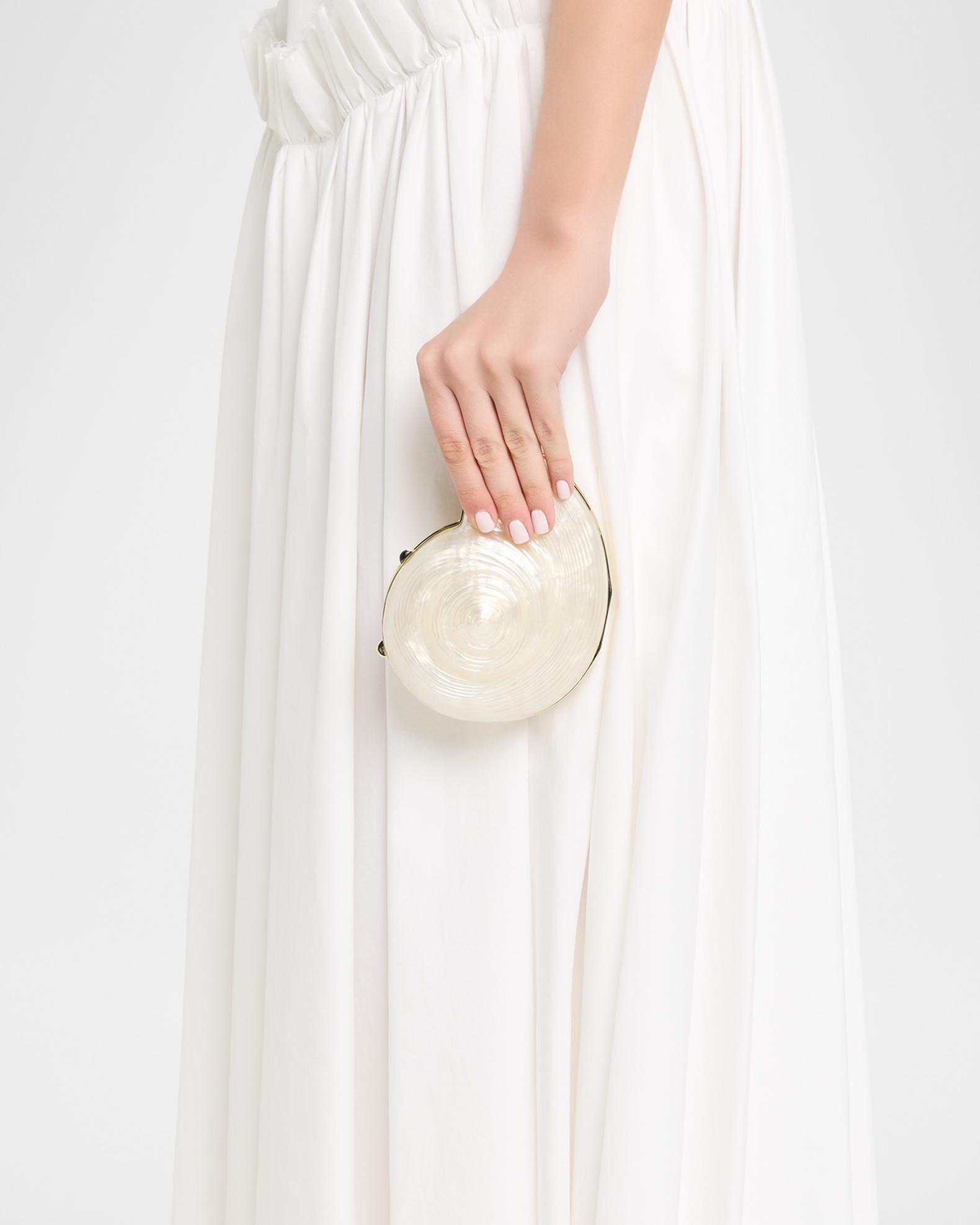 SIMKHAI Marion Acrylic Shell Clutch Bag | Neiman Marcus