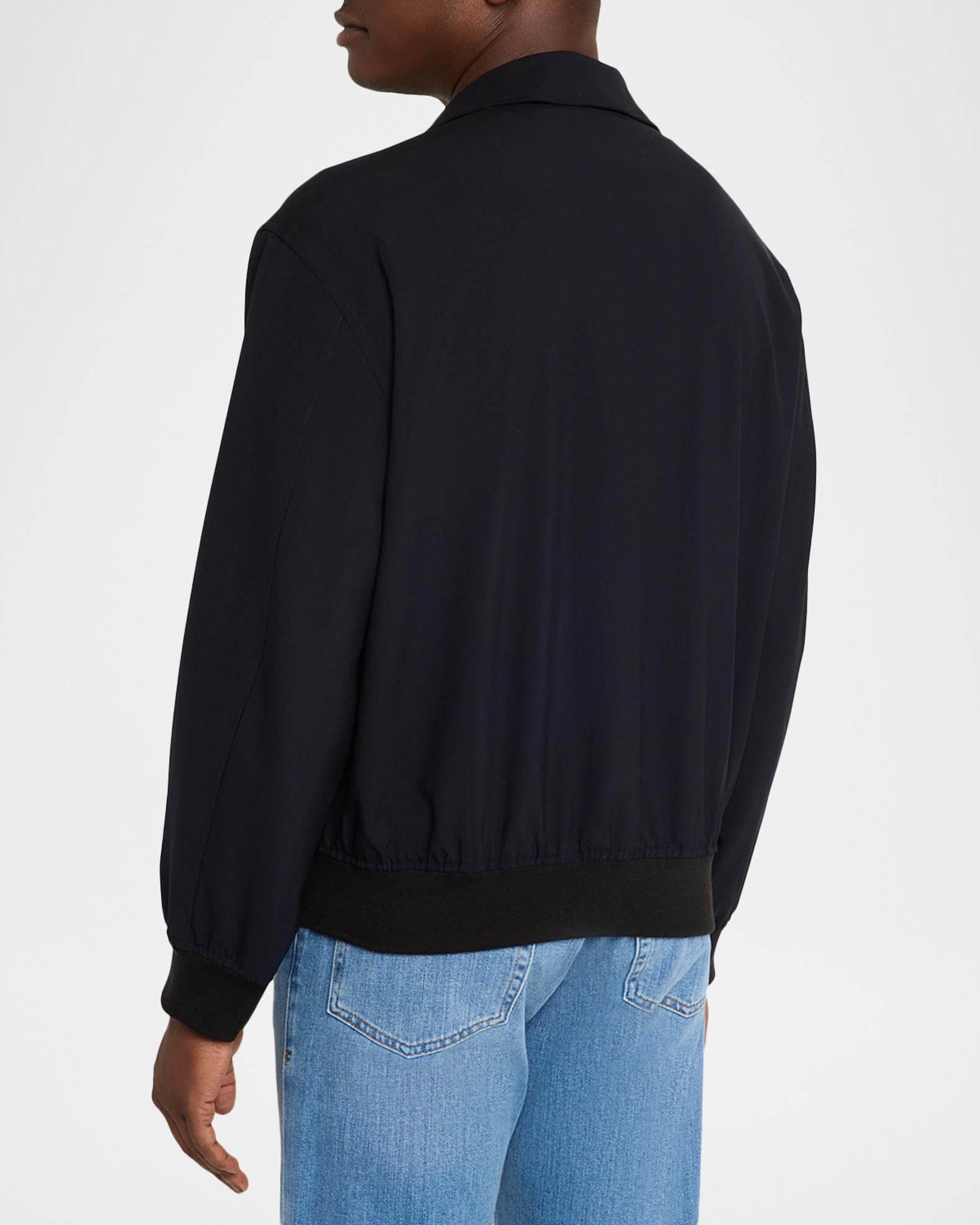 FRAME Men's Wool Full-Zip Blouson | Neiman Marcus
