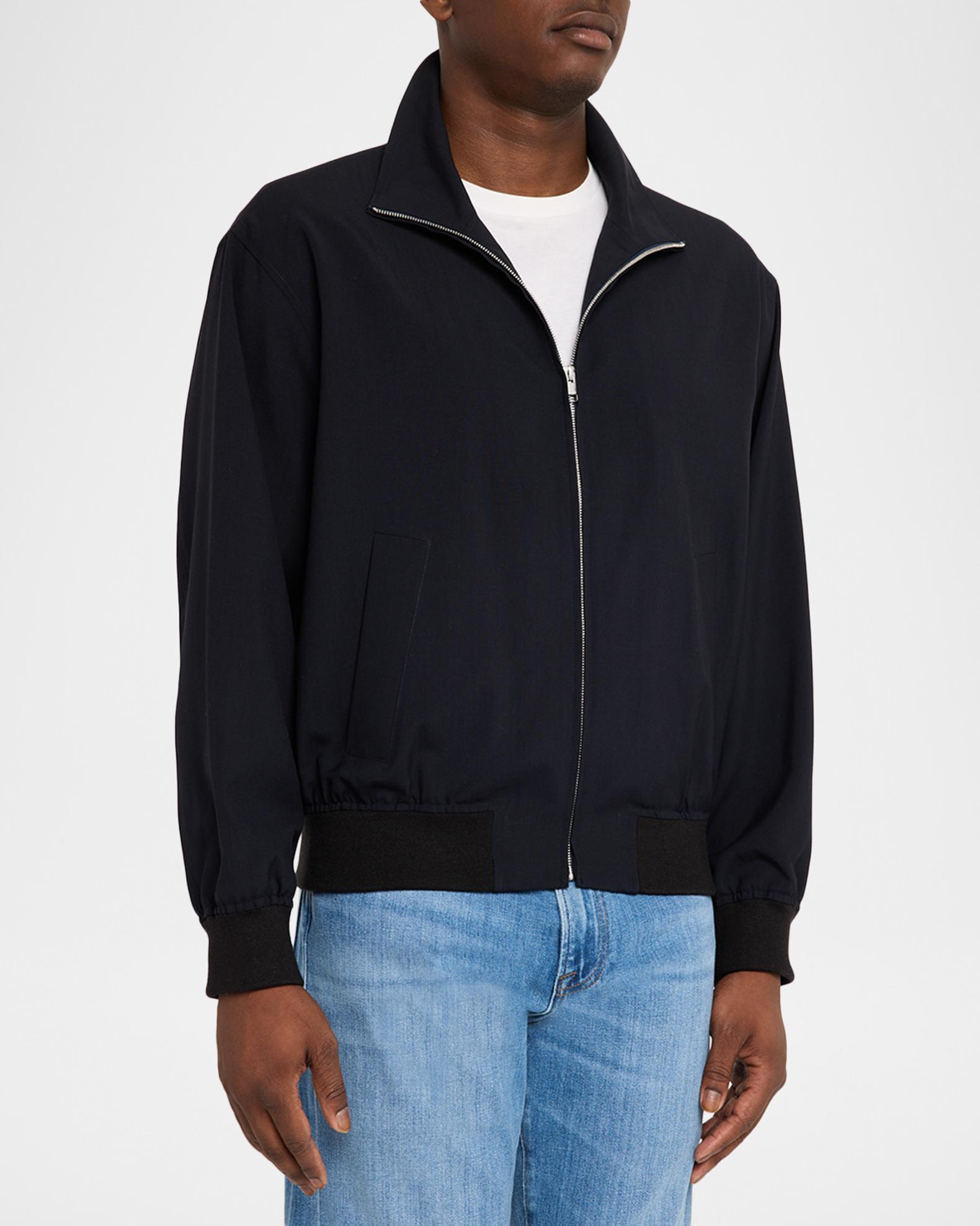 ブリーフィング　CL MEN’S WOOLY BLOUSON BRG253M69 FRAME Men's Wool Full-Zip Blouson | Neiman Marcus