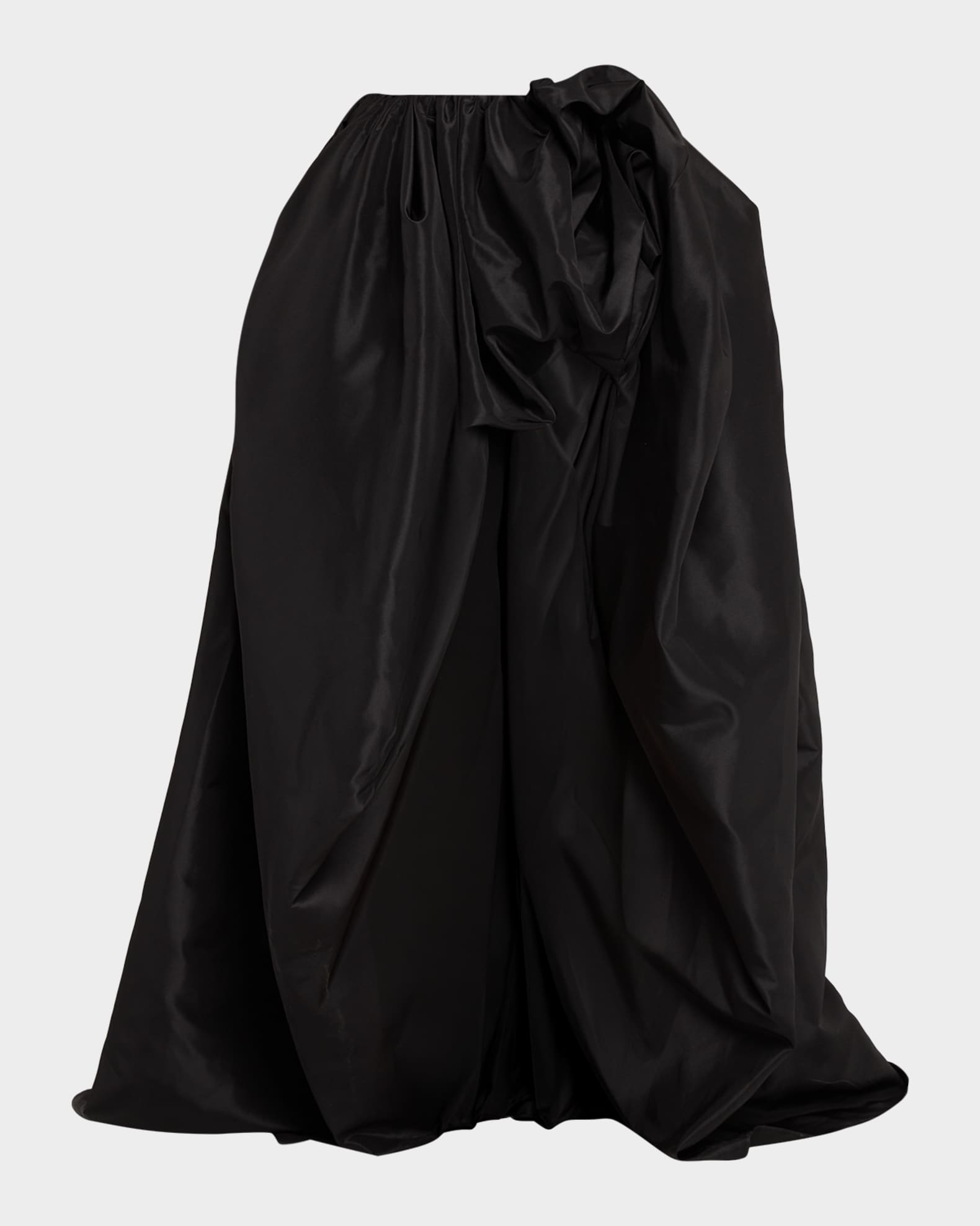 AKNVAS Jami Hand-Draped Taffeta Skirt | Neiman Marcus