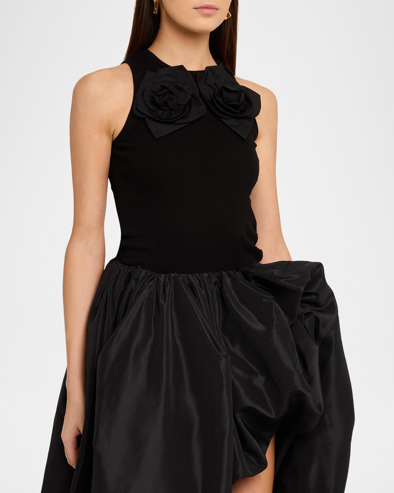 AKNVAS Camille 3D Flower Tank Top | Neiman Marcus