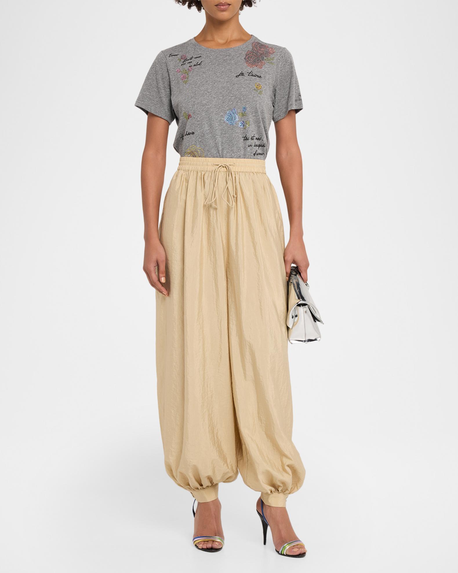 美品 nagonstans square swim balloon pants Cinq a Sept Verne Tumbled Woven Balloon Pants | Neiman Marcus